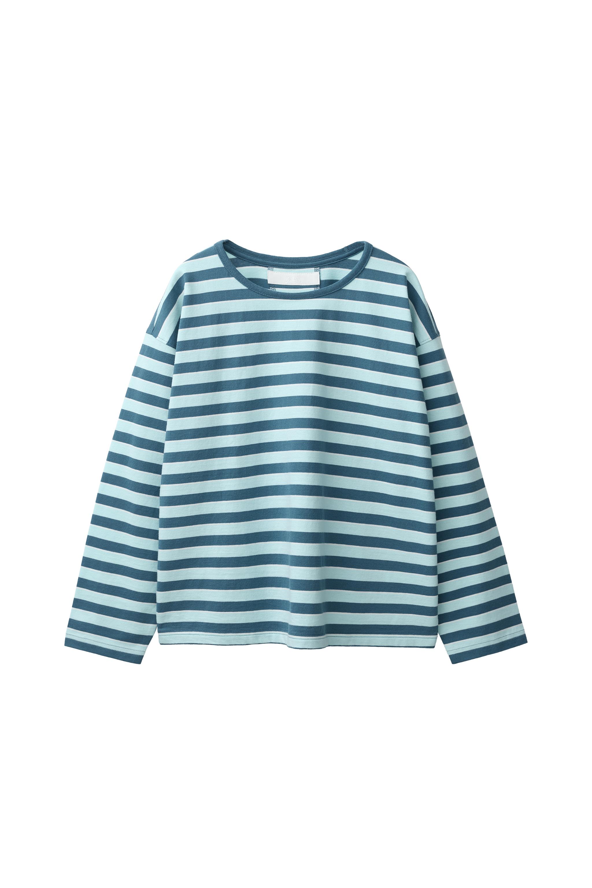 ЛОНГСЛИВ В ПОЛОСКУ — ZARA