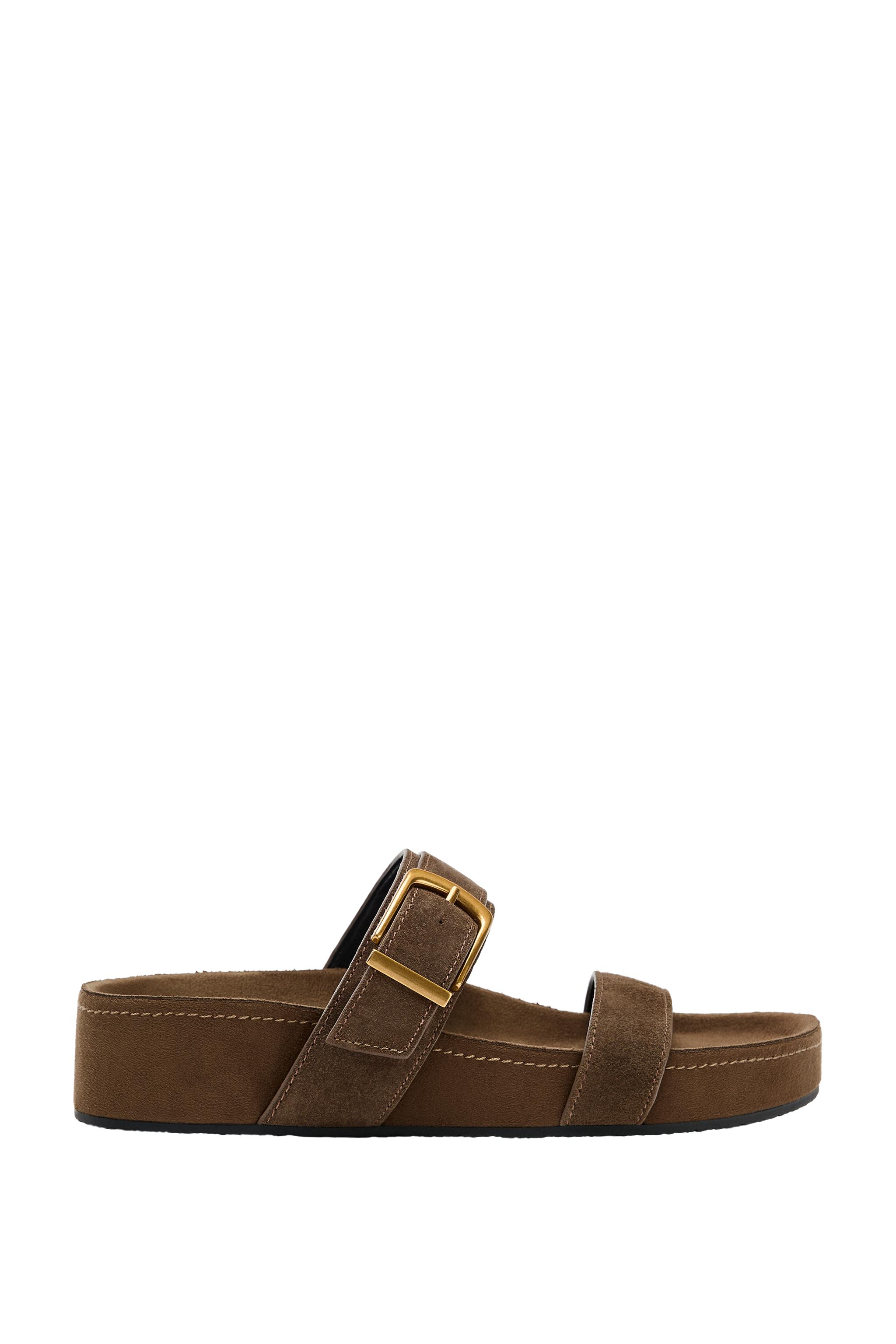 БОСОНОЖКИ ИЗ СПИЛКА НА ПЛАТФОРМЕ — ZARA
