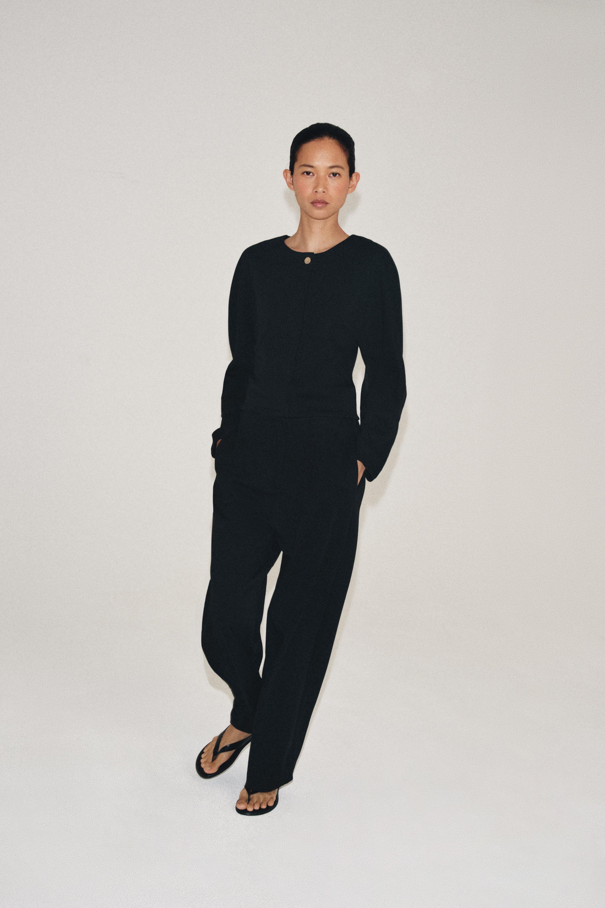 УКОРОЧЕННЫЕ ШИРОКИЕ БРЮКИ — ZARA