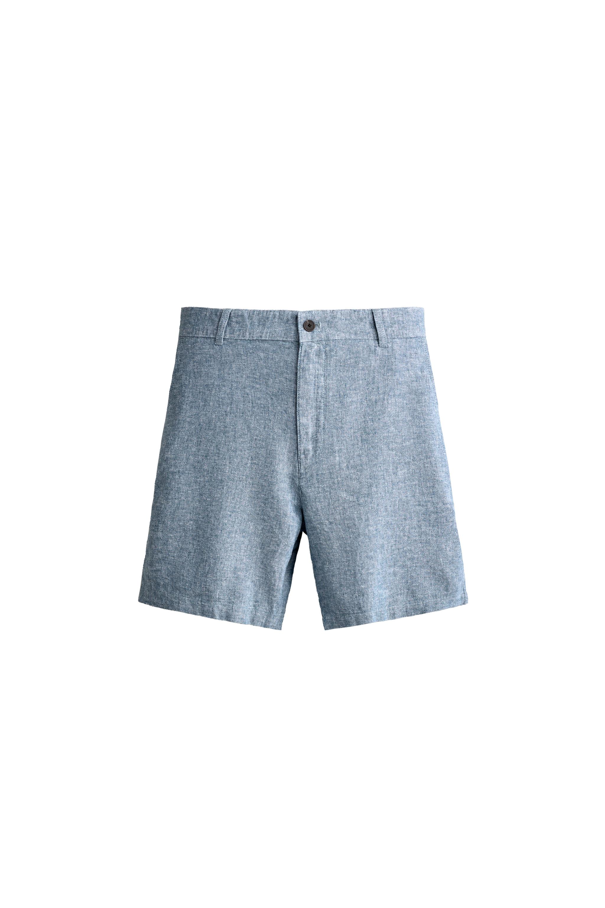 Фактурные бермуды классического кроя — ZARA