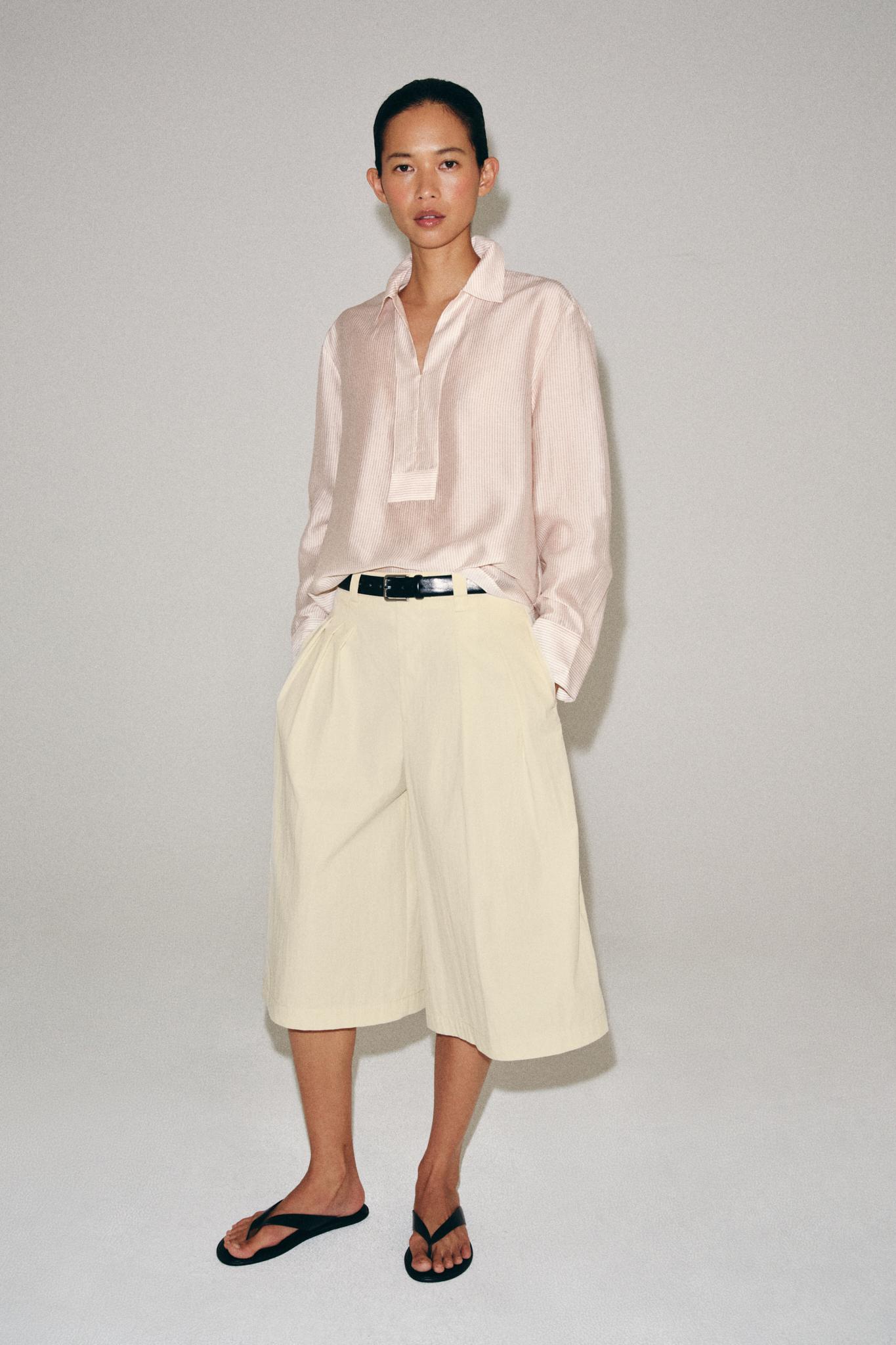 АТЛАСНАЯ РУБАШКА ZW COLLECTION — ZARA