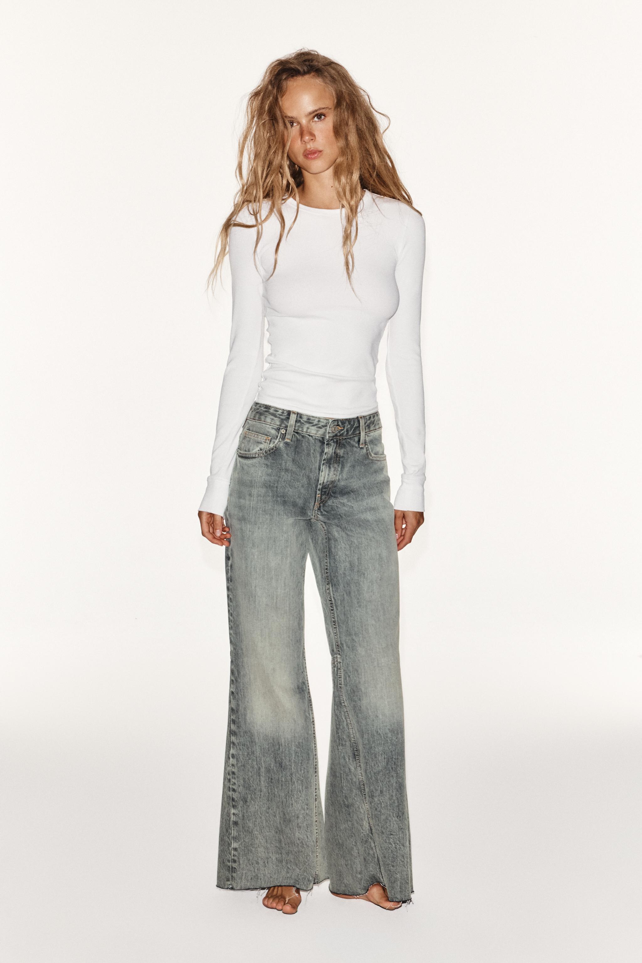 ДЖИНСЫ TRF SUPER FLARE С НИЗКОЙ ПОСАДКОЙ — ZARA