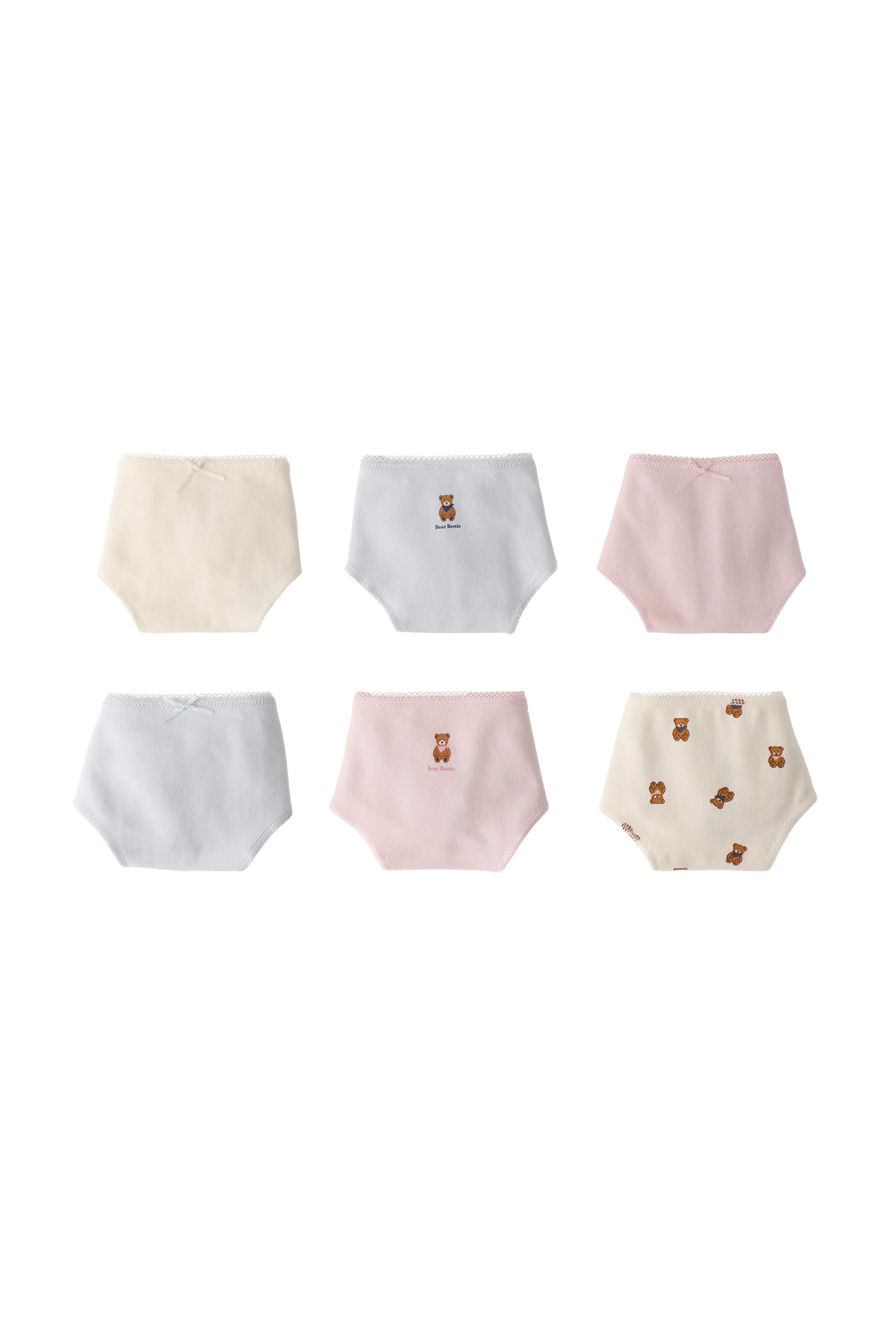 Набор из шести трусов с медведем для детей 6-14 лет — ZARA
