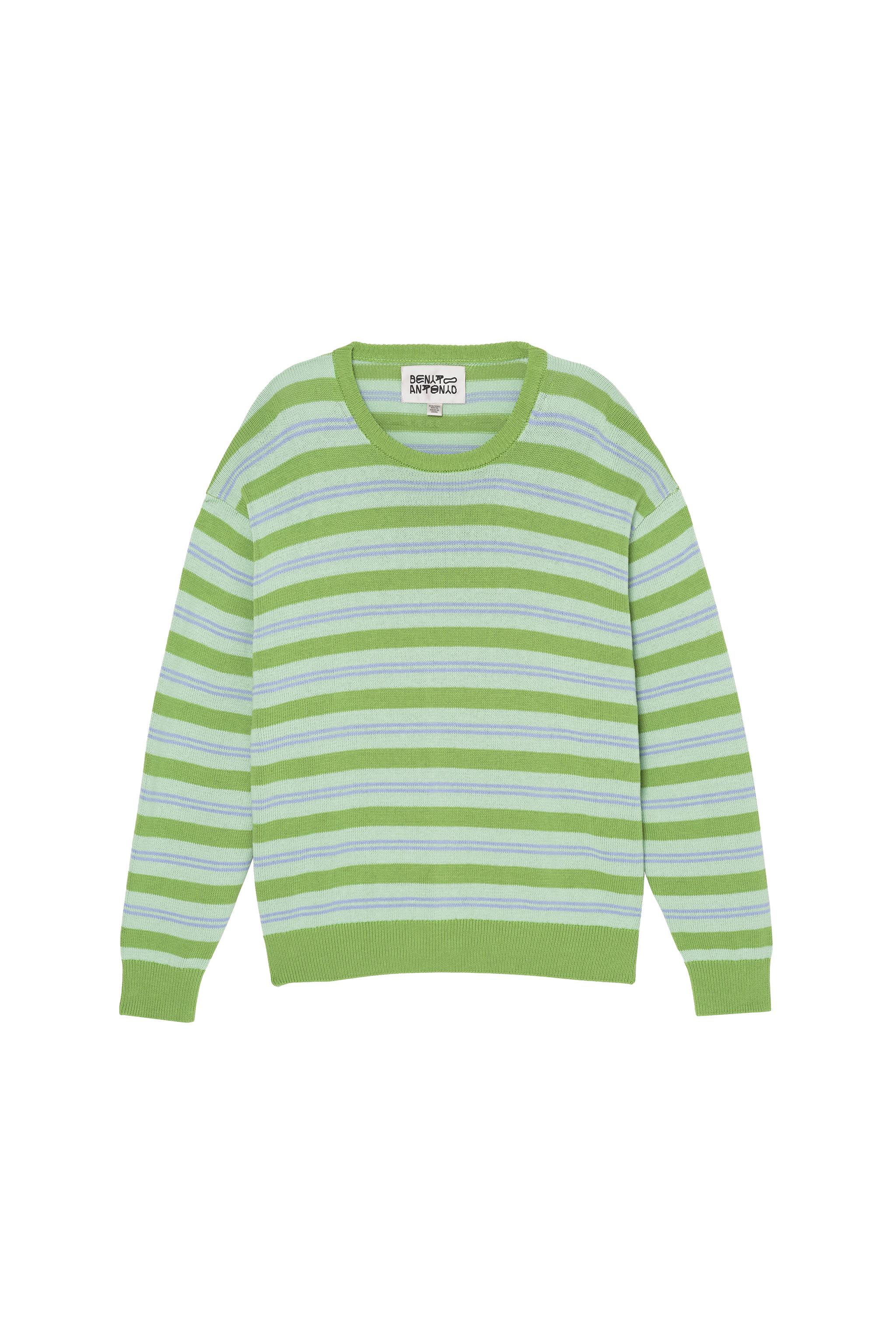 ВЯЗАНЫЙ ДЖЕМПЕР В ПОЛОСКУ ИЗ ХЛОПКА И ЛЬНА — ZARA