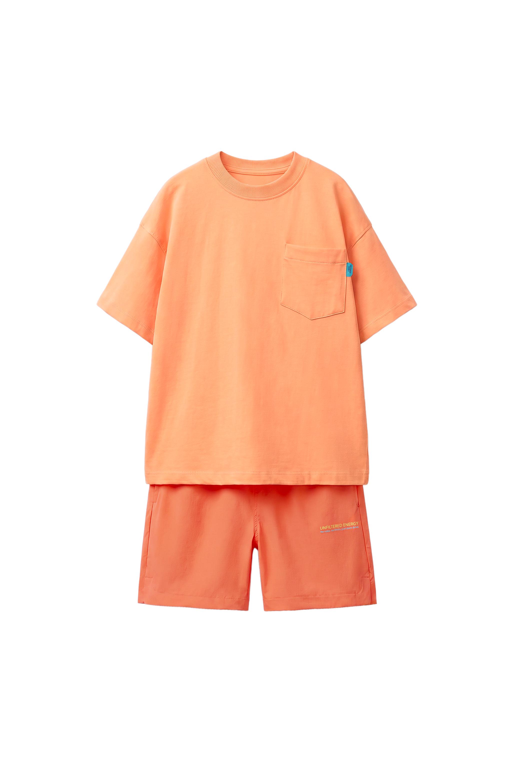 Костюм из футболки из технической ткани и бермуд — ZARA