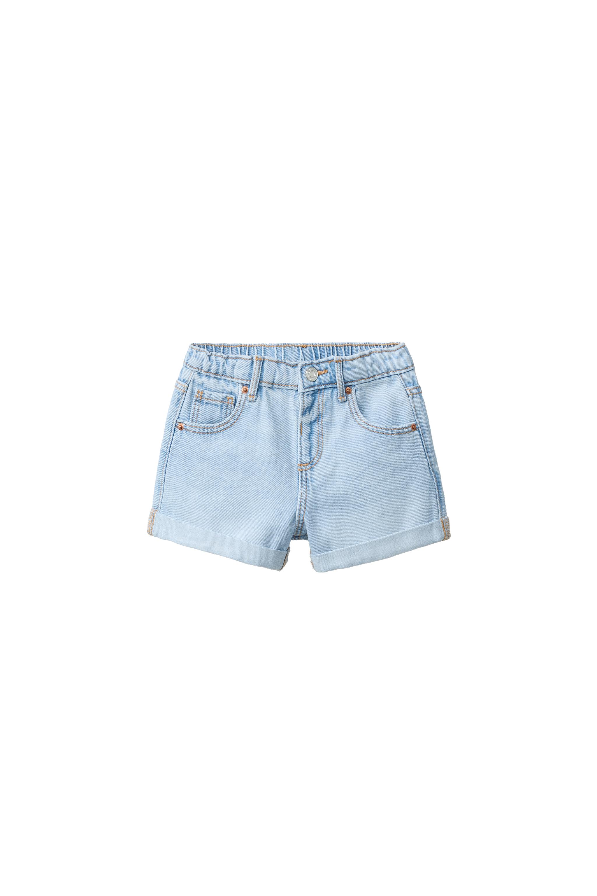 Джинсовые бермуды MOM FIT — ZARA