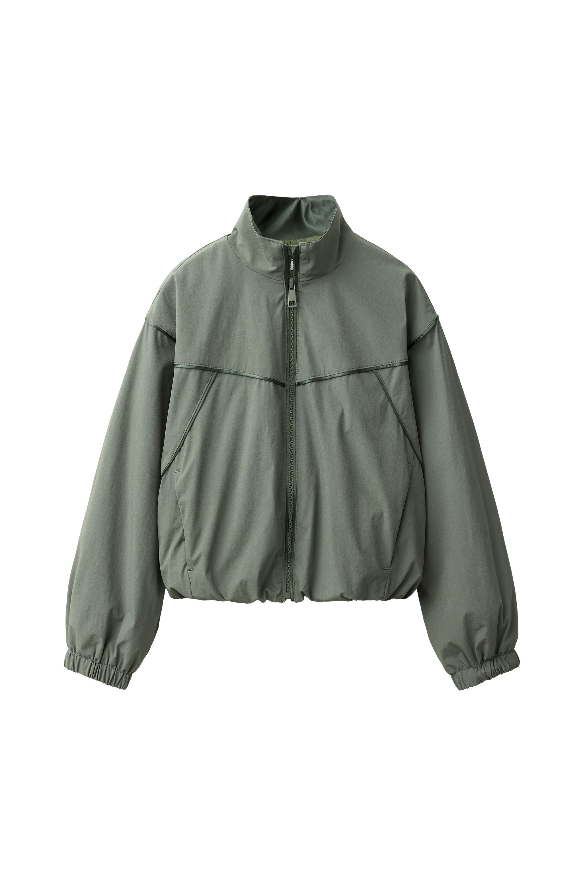 LIGHTWEIGHT SPORTY NYLON GAUCHO JACKET — ZARA