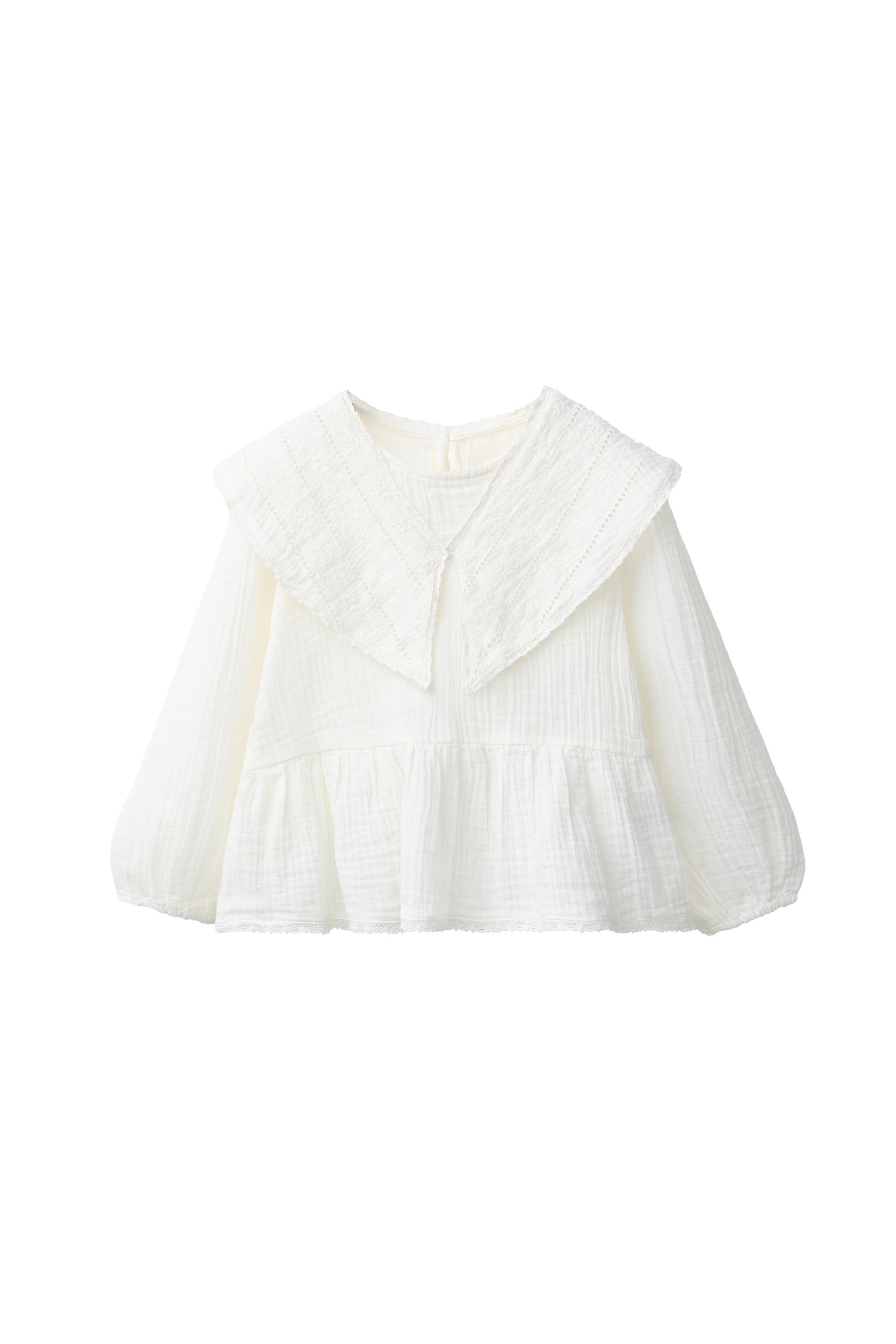 Фактурная романтичная блуза — ZARA