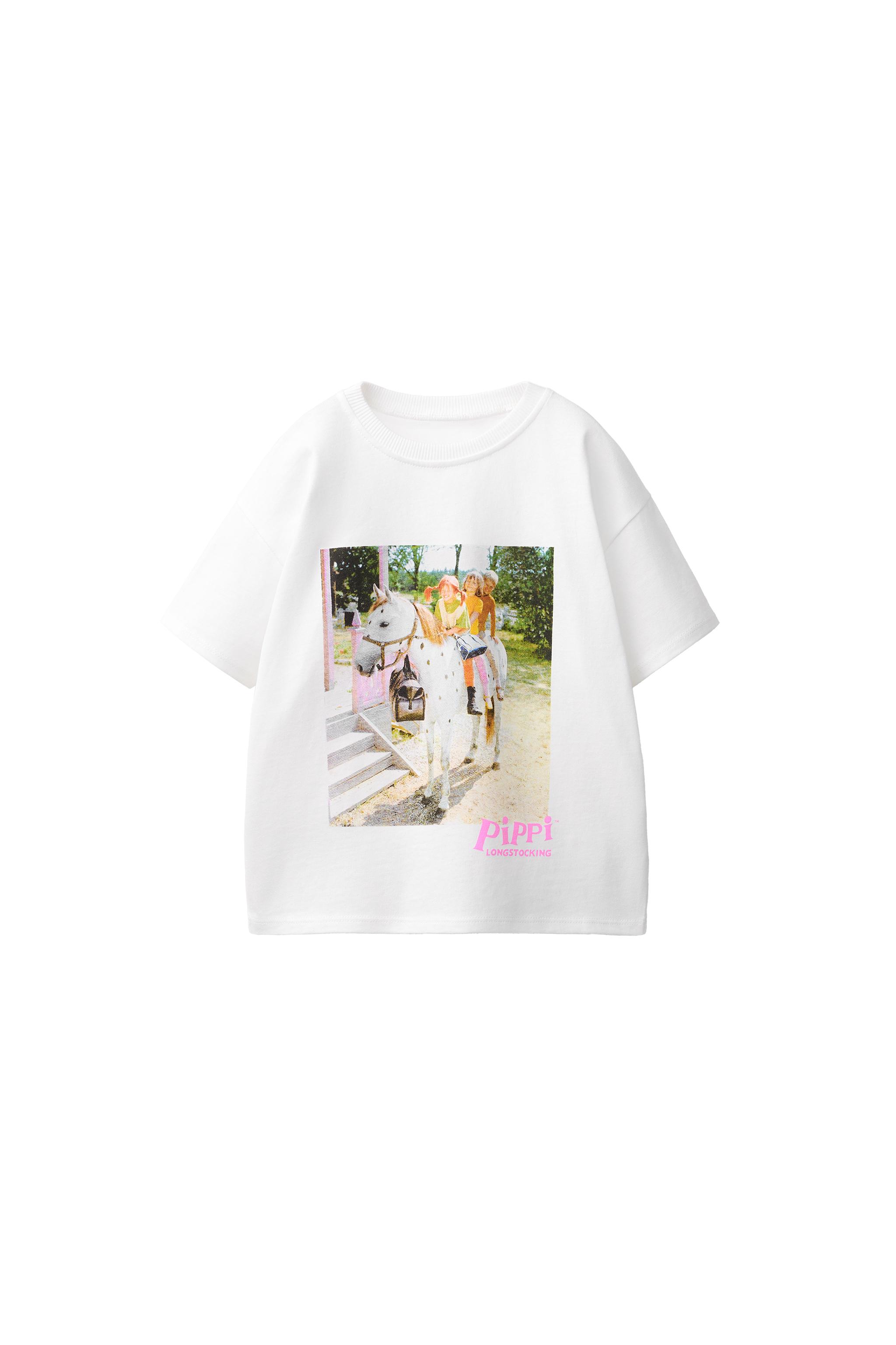ФУТБОЛКА «ПЕППИ ДЛИННЫЙЧУЛОК» © ASTRID LINDGREN COMPANY — ZARA