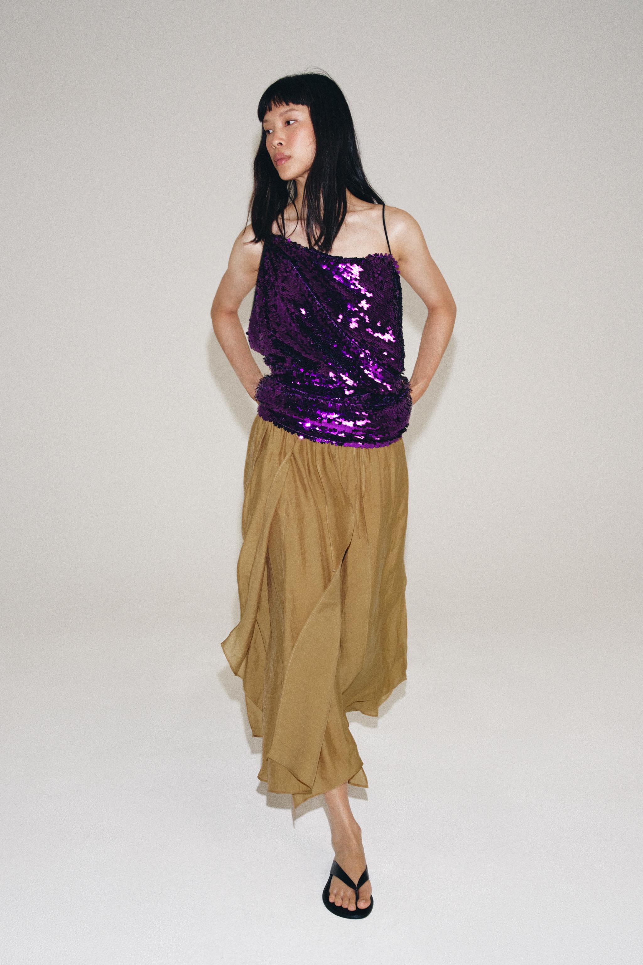 ЮБКА С ВОЛАНАМИ — ZW COLLECTION — ZARA