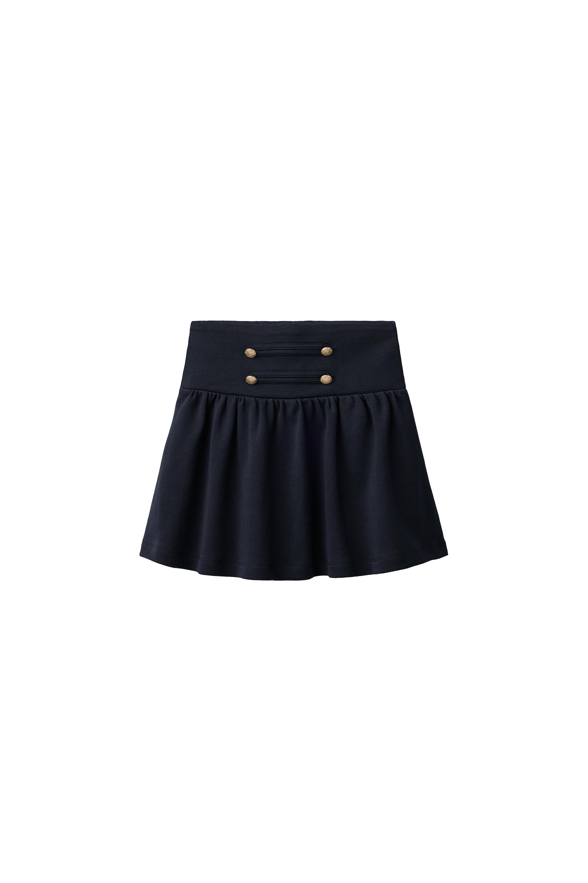 Юбка с застёжкой-лягушкой и пуговицами — ZARA