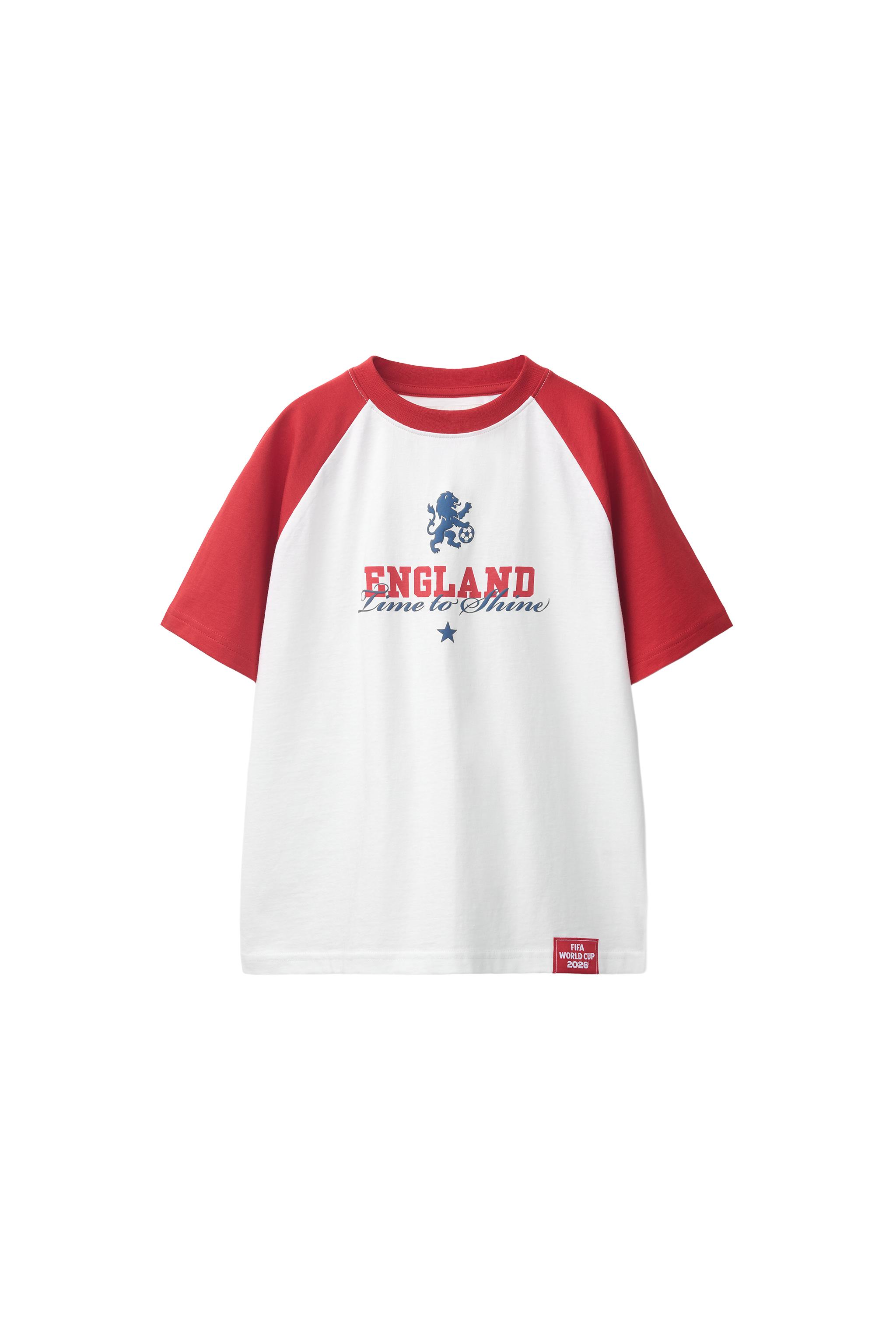 Футболка с принтом FIFA WORLD CUP ™ 2026 ENGLAND — ZARA