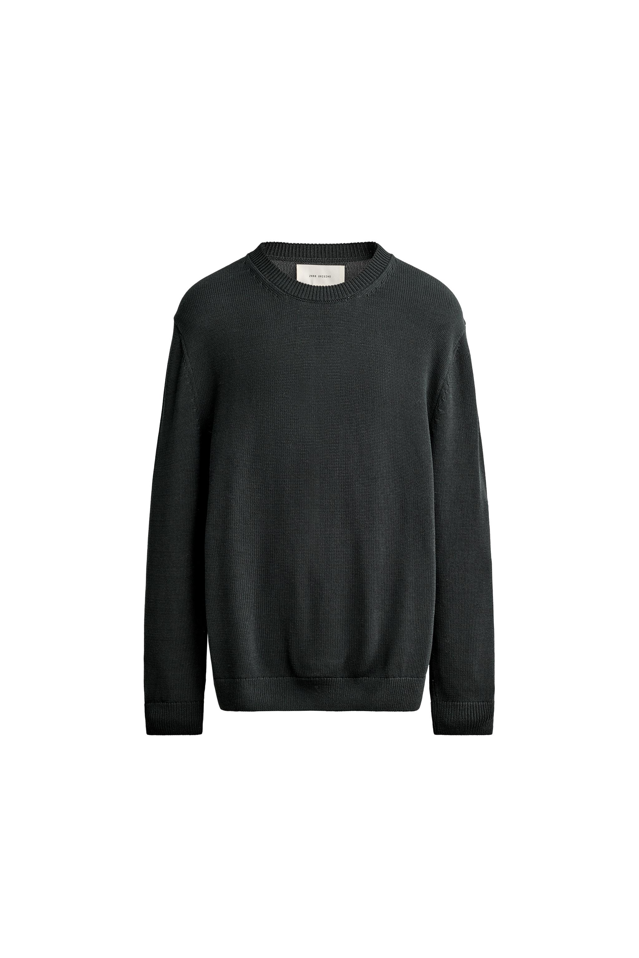 100% COTTON REGULAR FIT JUMPER — ZARA