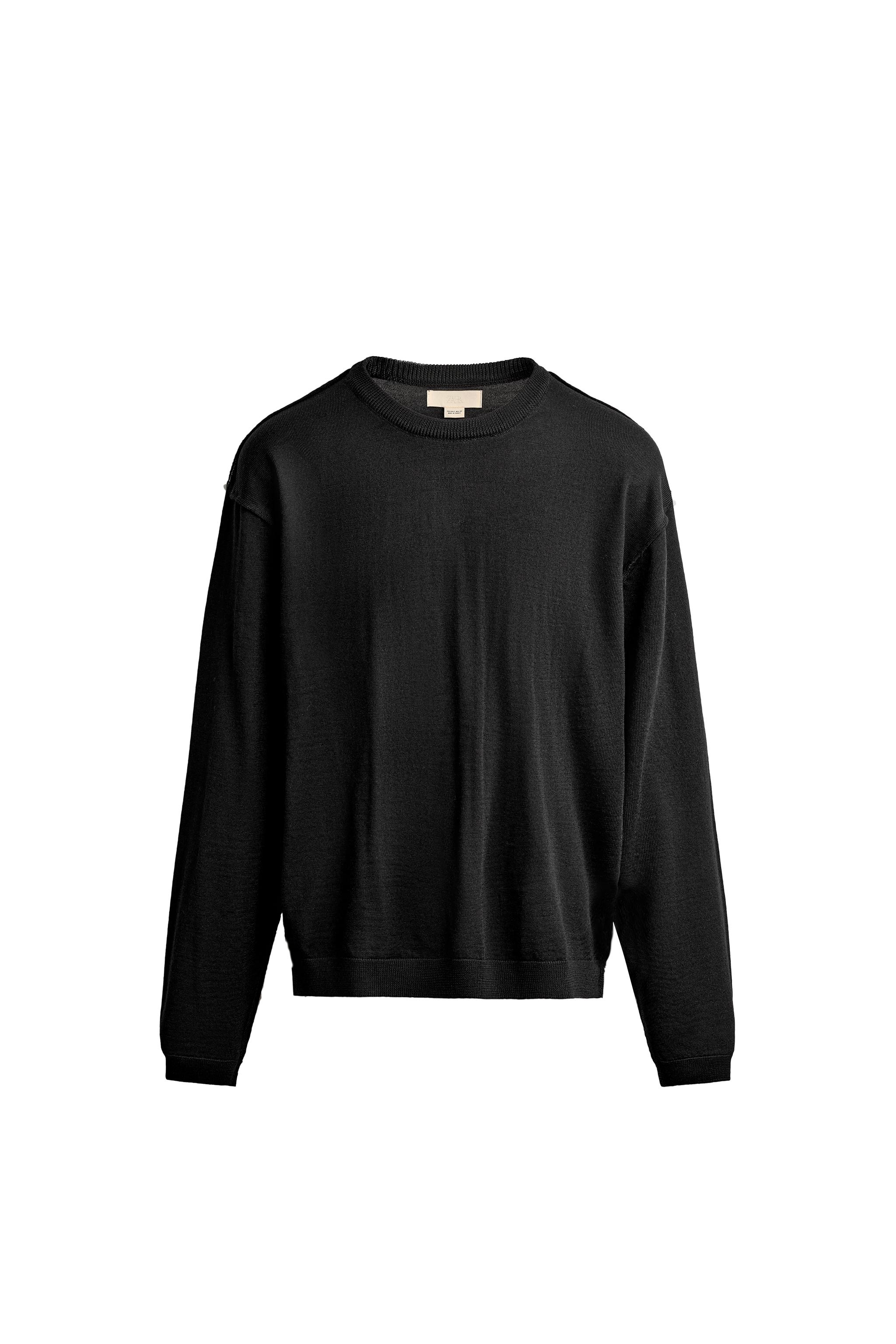 REGULAR FIT SEAM DETAIL JUMPER — ZARA