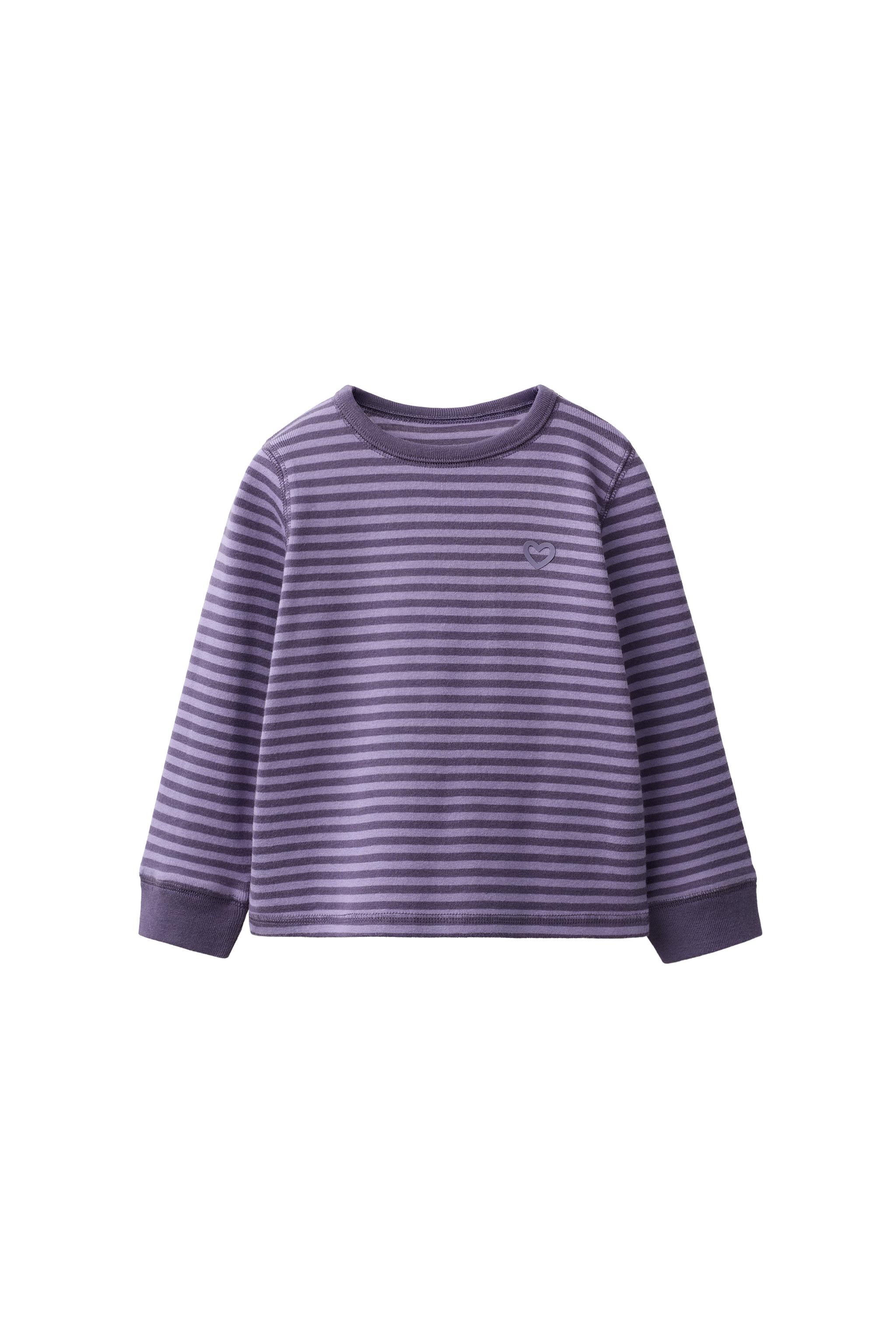 Футболка в полоску с вышитым сердечком — ZARA