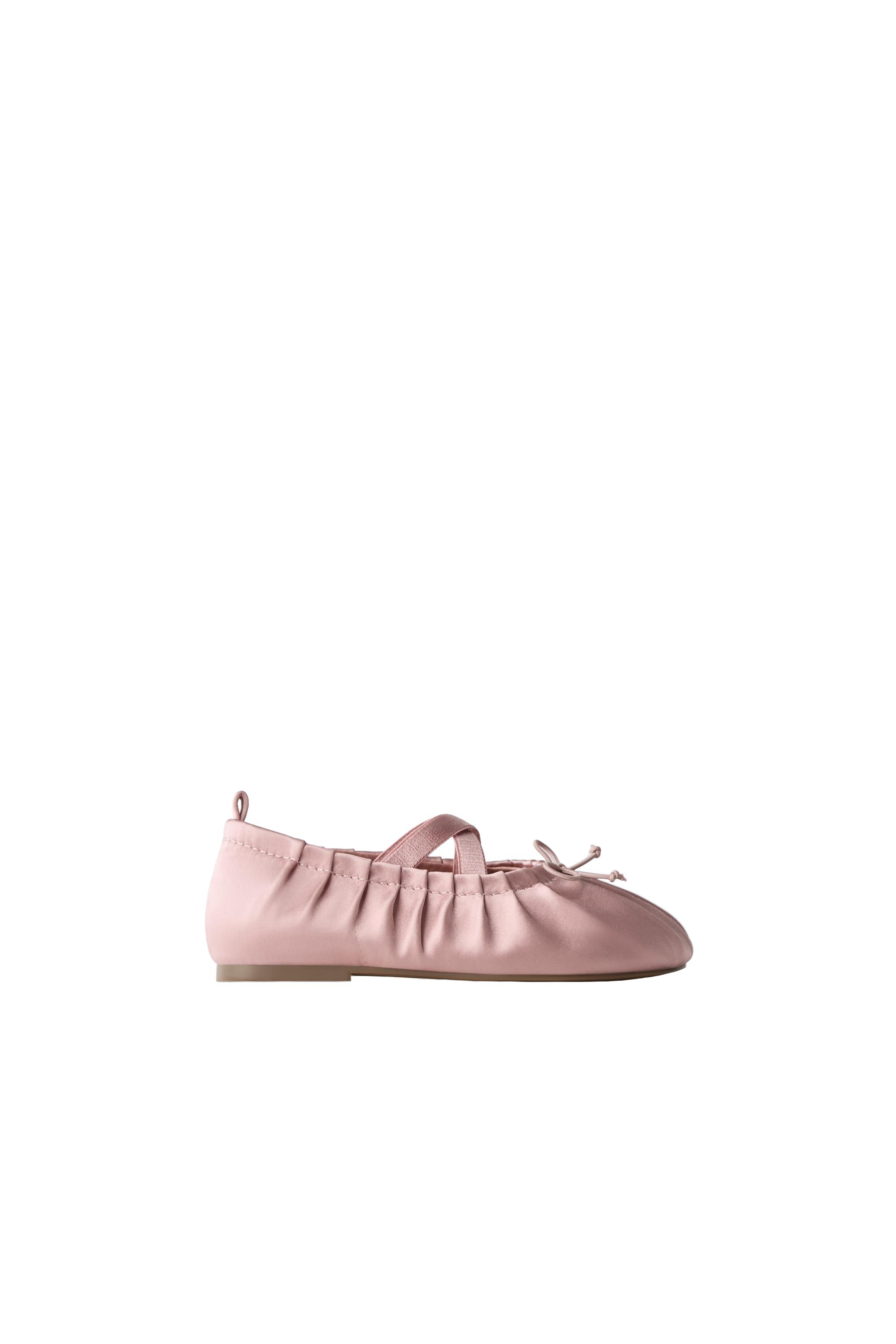АТЛАСНЫЕ БАЛЕТКИ — ZARA