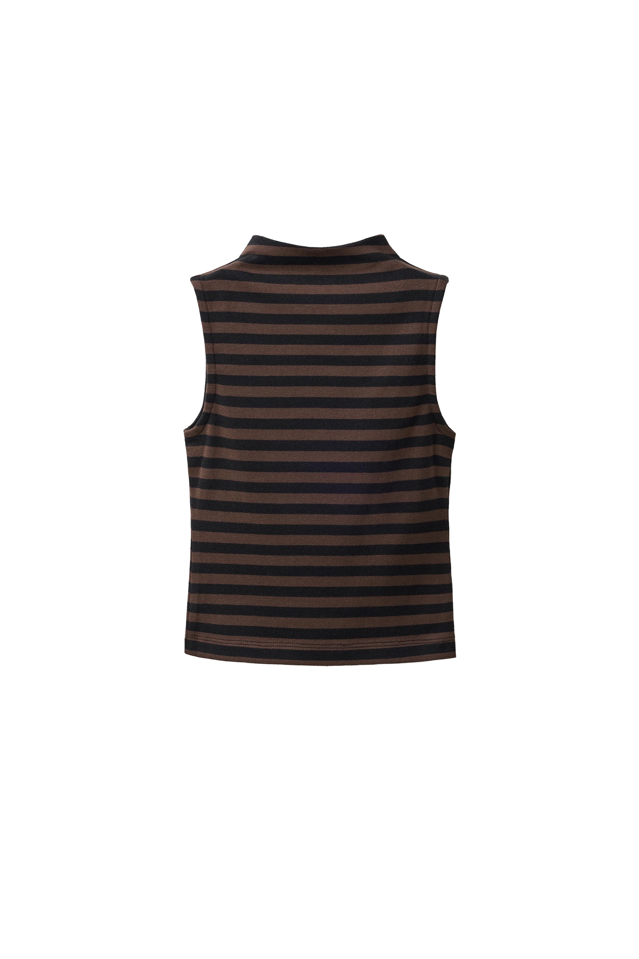 Топ без рукавов из хлопка и модала — ZARA