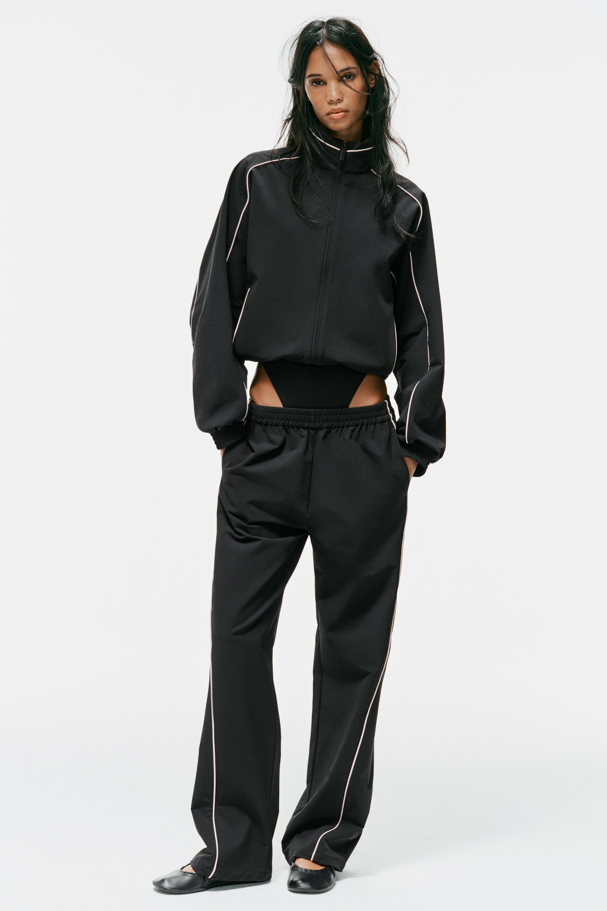 CONTRAST TRIM TECHNICAL JACKET — ZARA