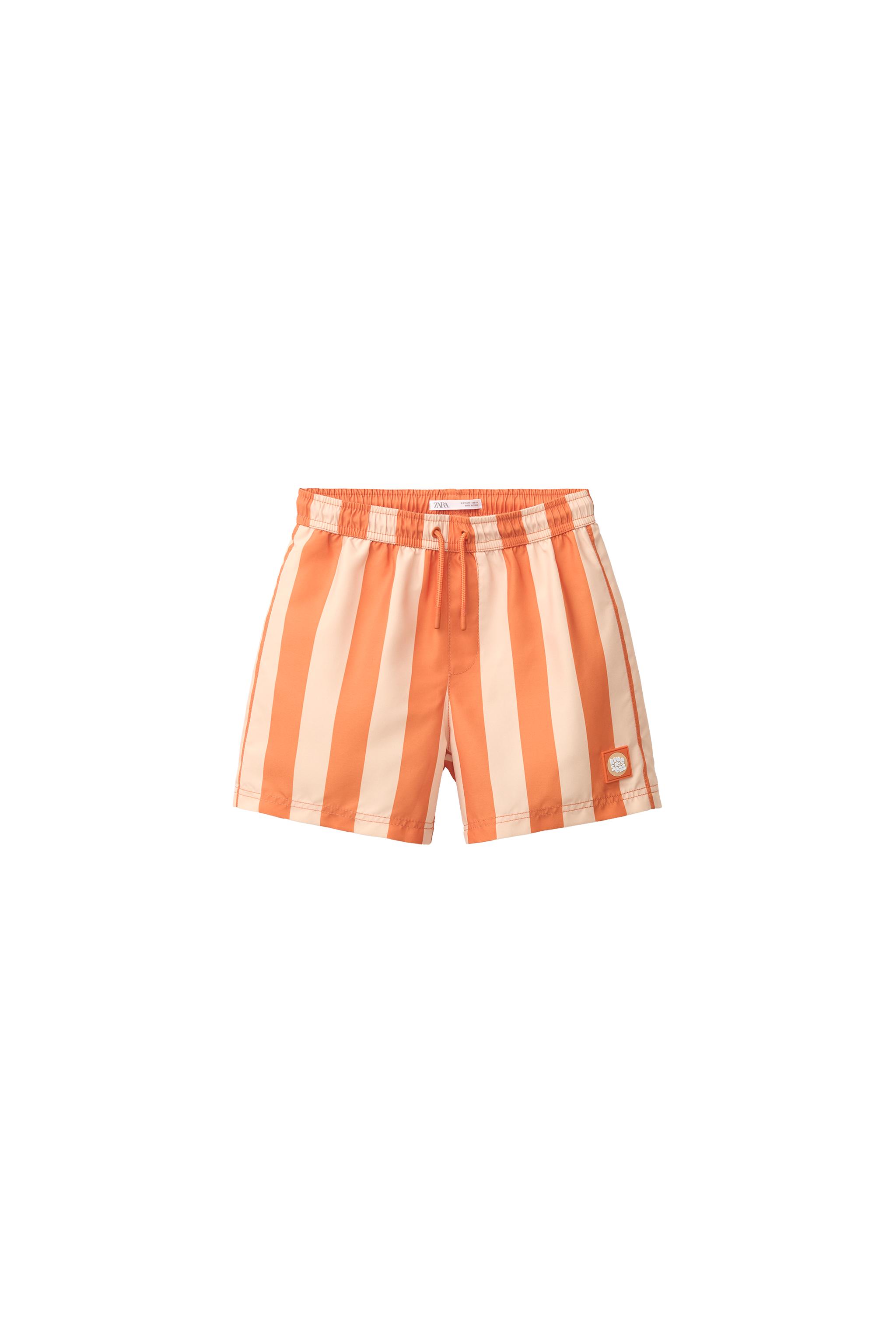 Плавательные шорты в полоску для возраста 6-14 лет — ZARA