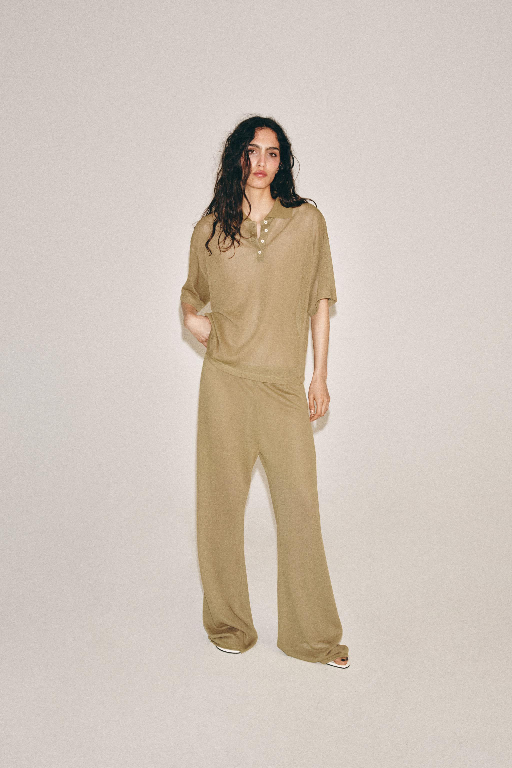 Рубашка поло в стиле кантри — ZARA