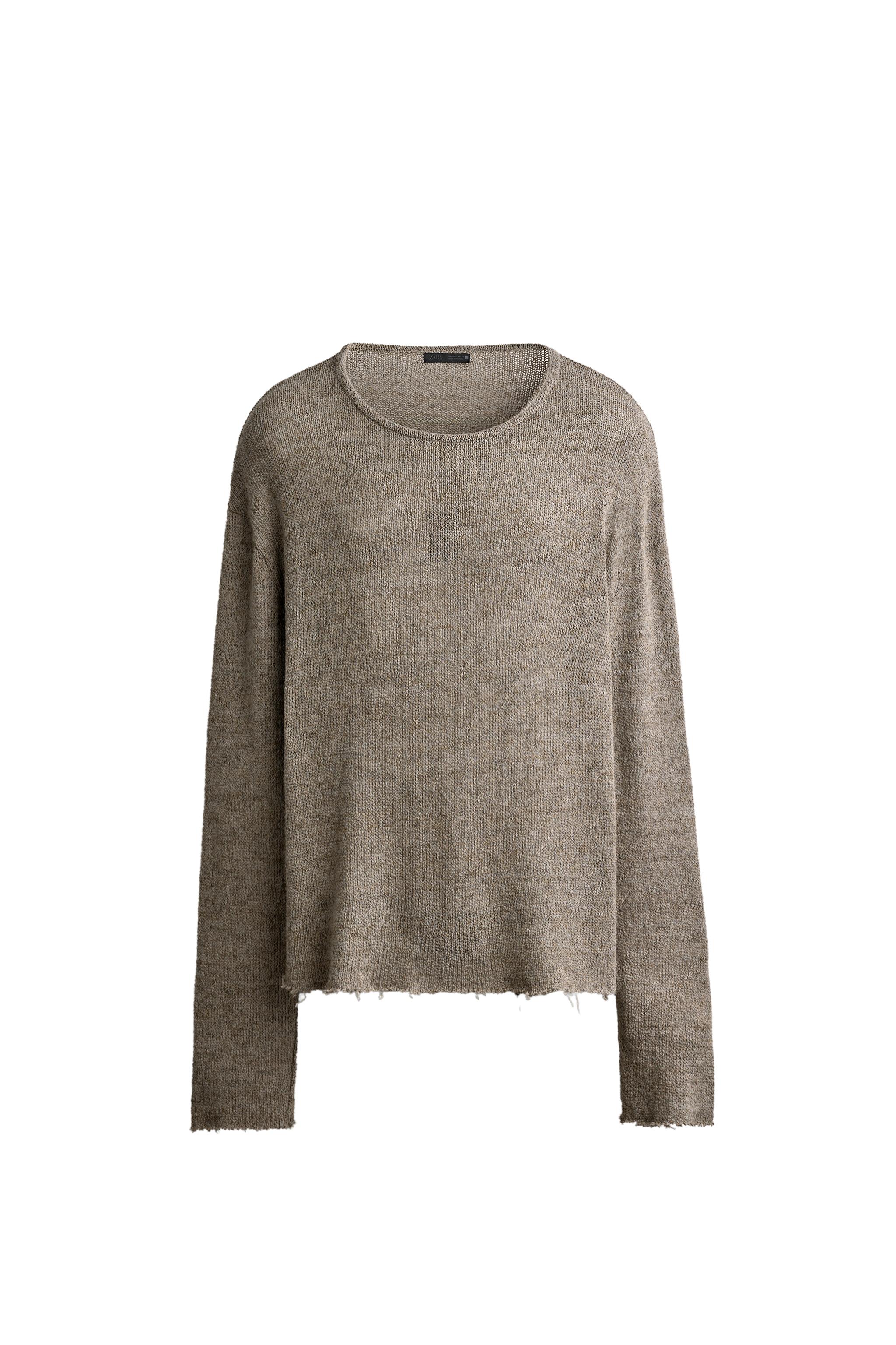Футболка свободного кроя из трикотажа — ZARA