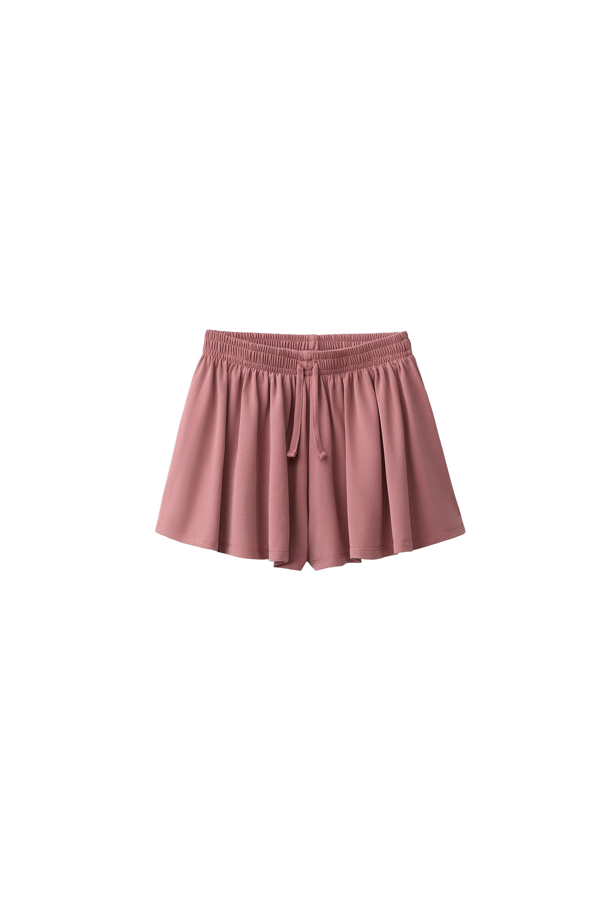 Спортивные струящиеся бермуды из смесового модала — ZARA