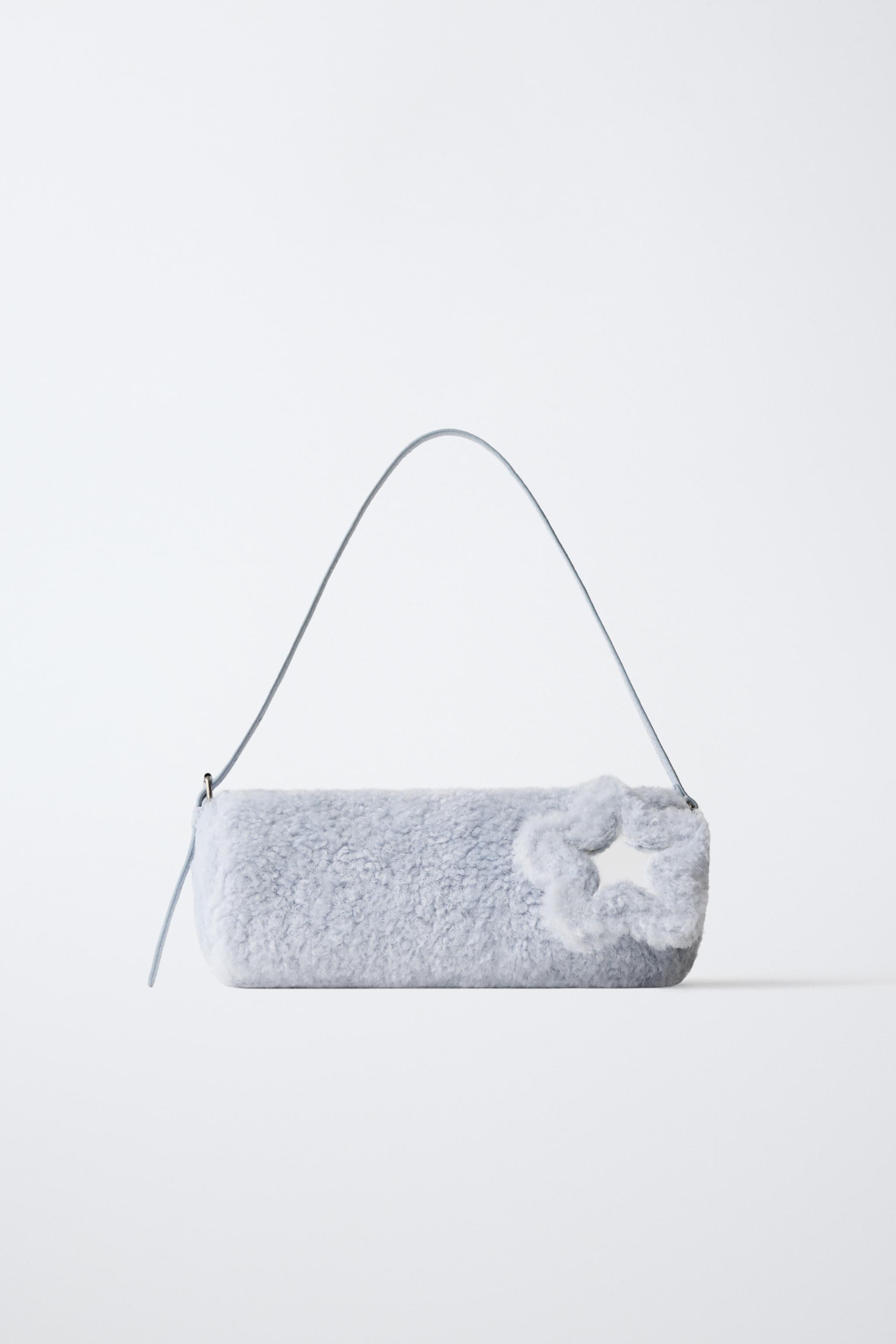 СУМКА SHOULDER ИЗ ИСКУССТВЕННОГО МЕХА — ZARA