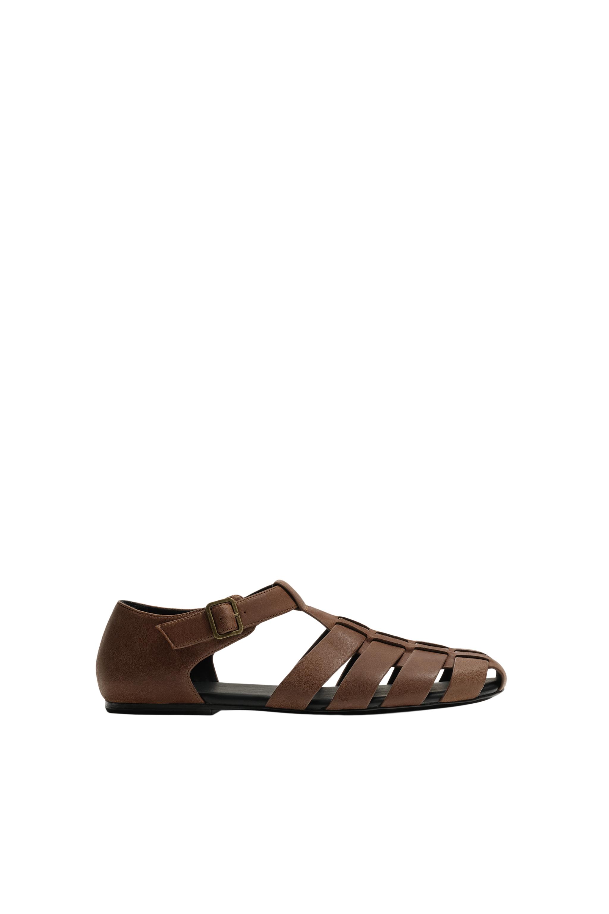 КОЖАНЫЕ САНДАЛИИ — ZARA