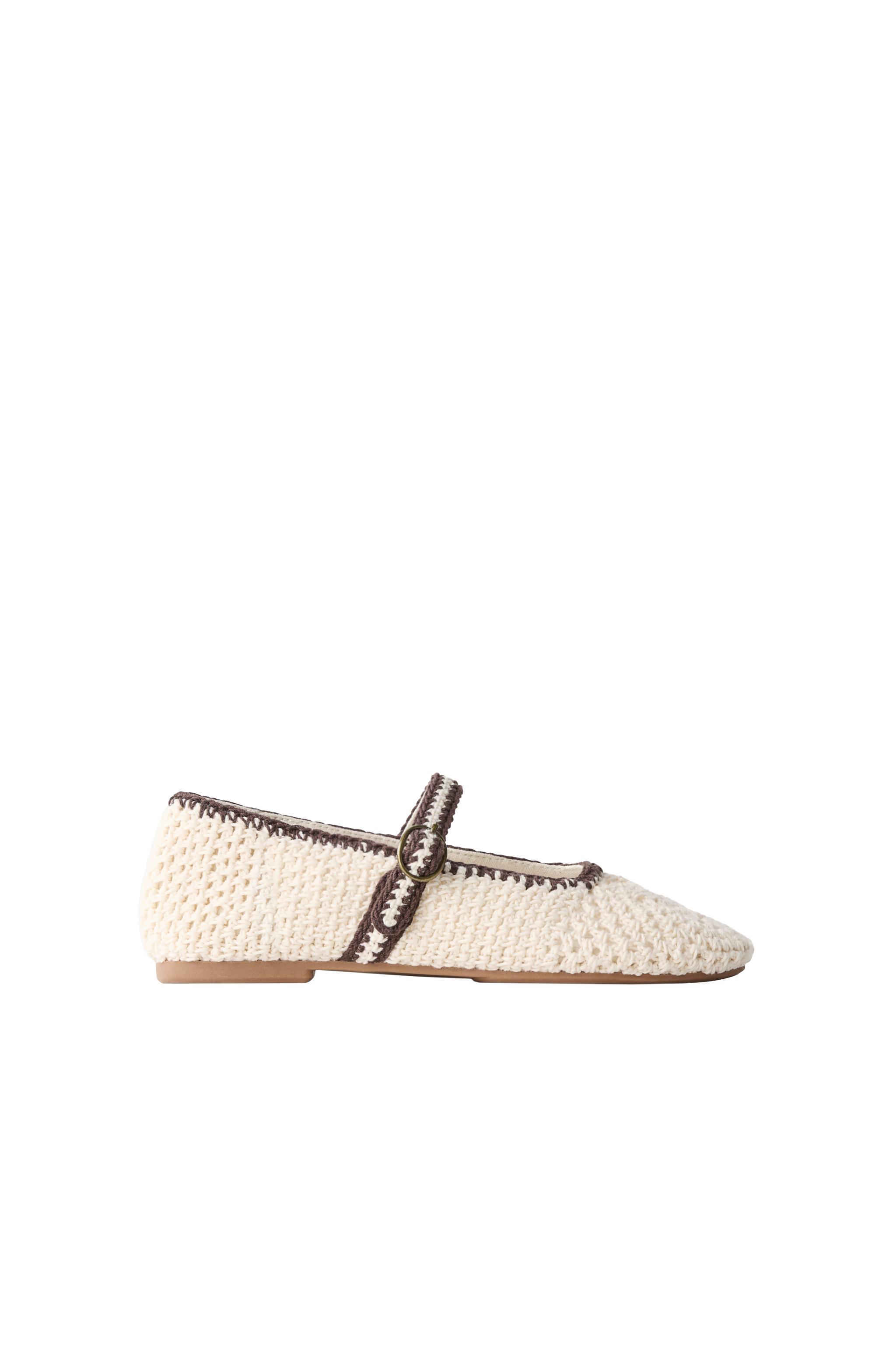 БАЛЕТКИ КРЮЧКОМ — ZARA
