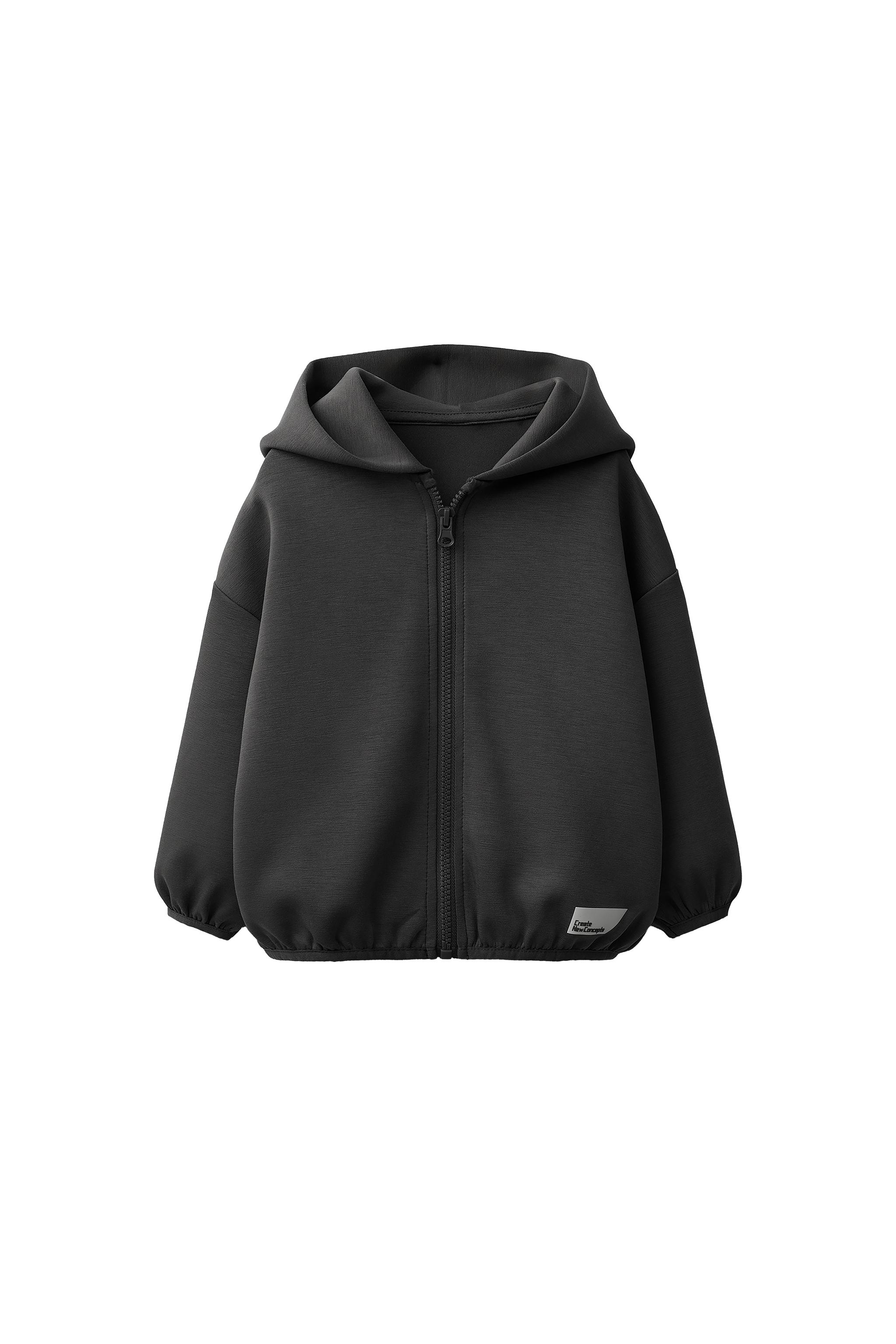 Худи из интерлока на молнии — ZARA