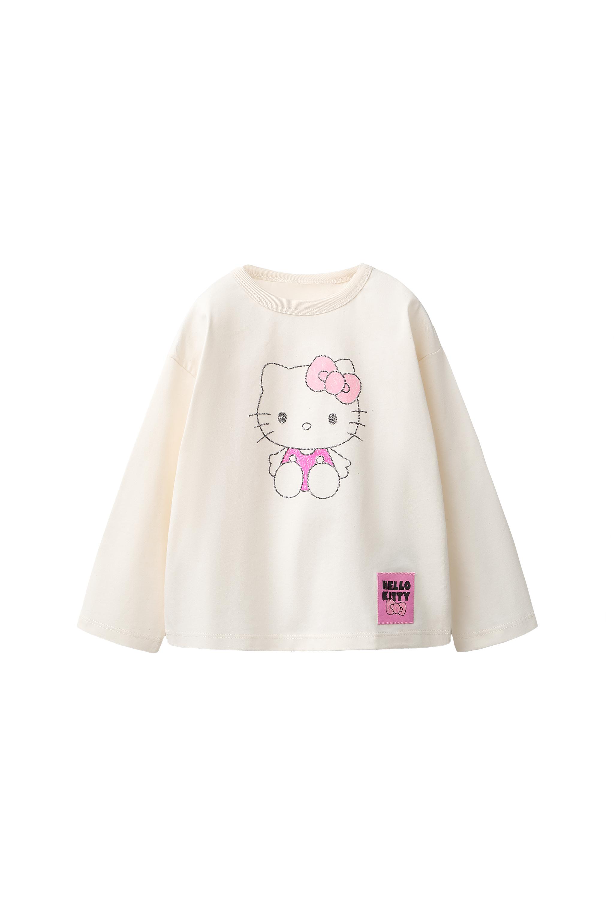 Футболка с блёстками HELLO KITTY © SANRIO — ZARA