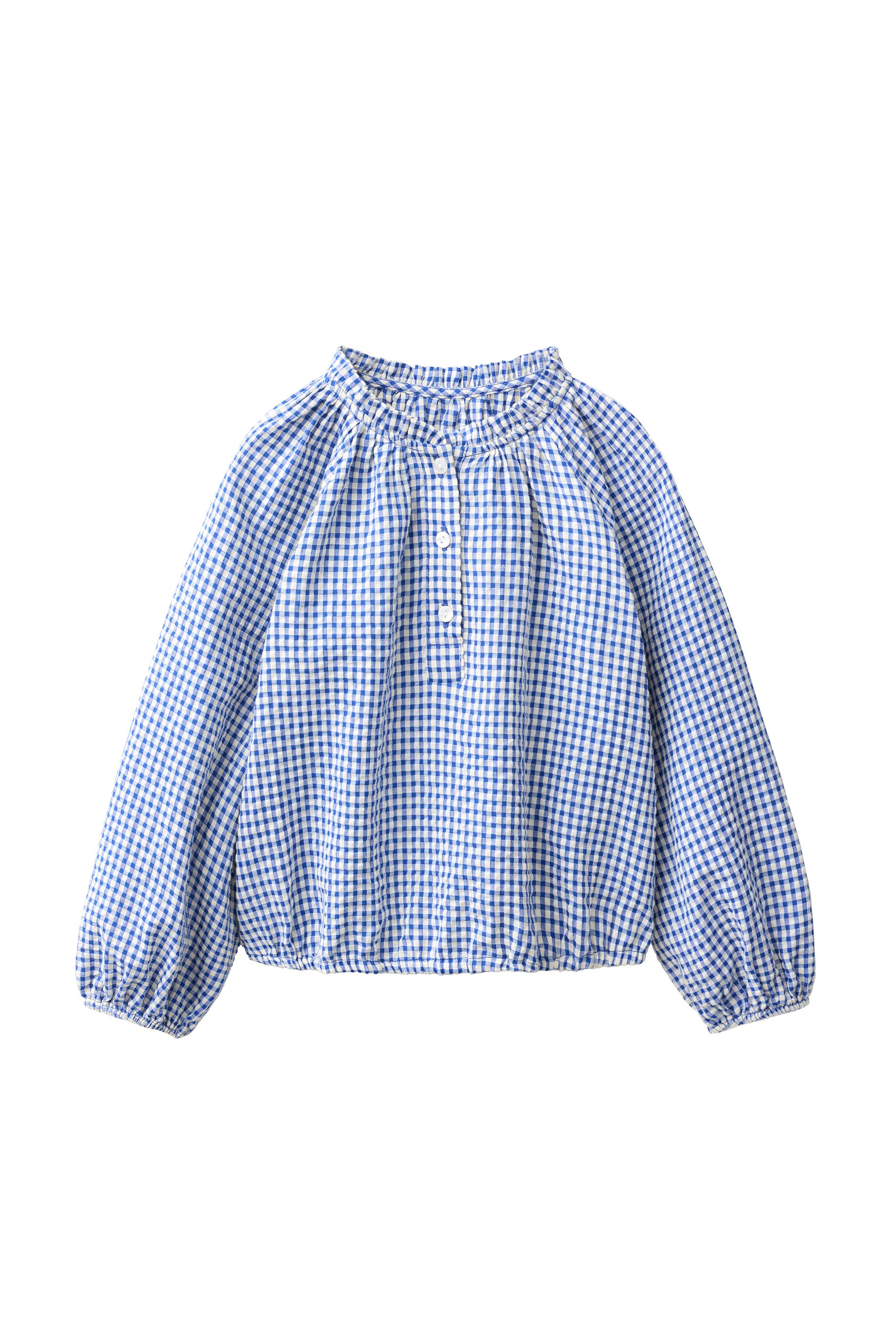 Блузка в мелкую клетку — ZARA