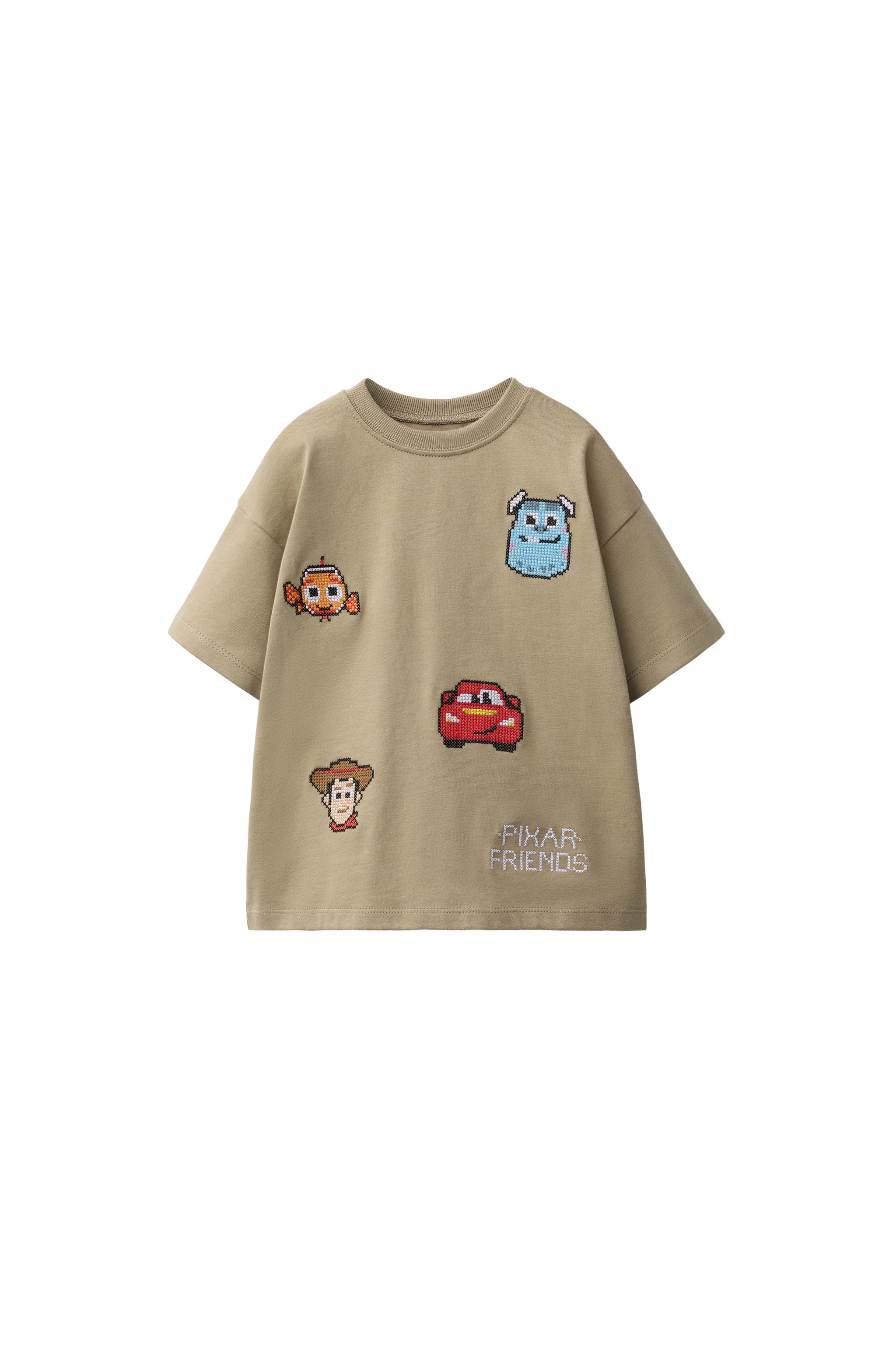Футболка с вышивкой крестиком © DISNEY PIXAR — ZARA