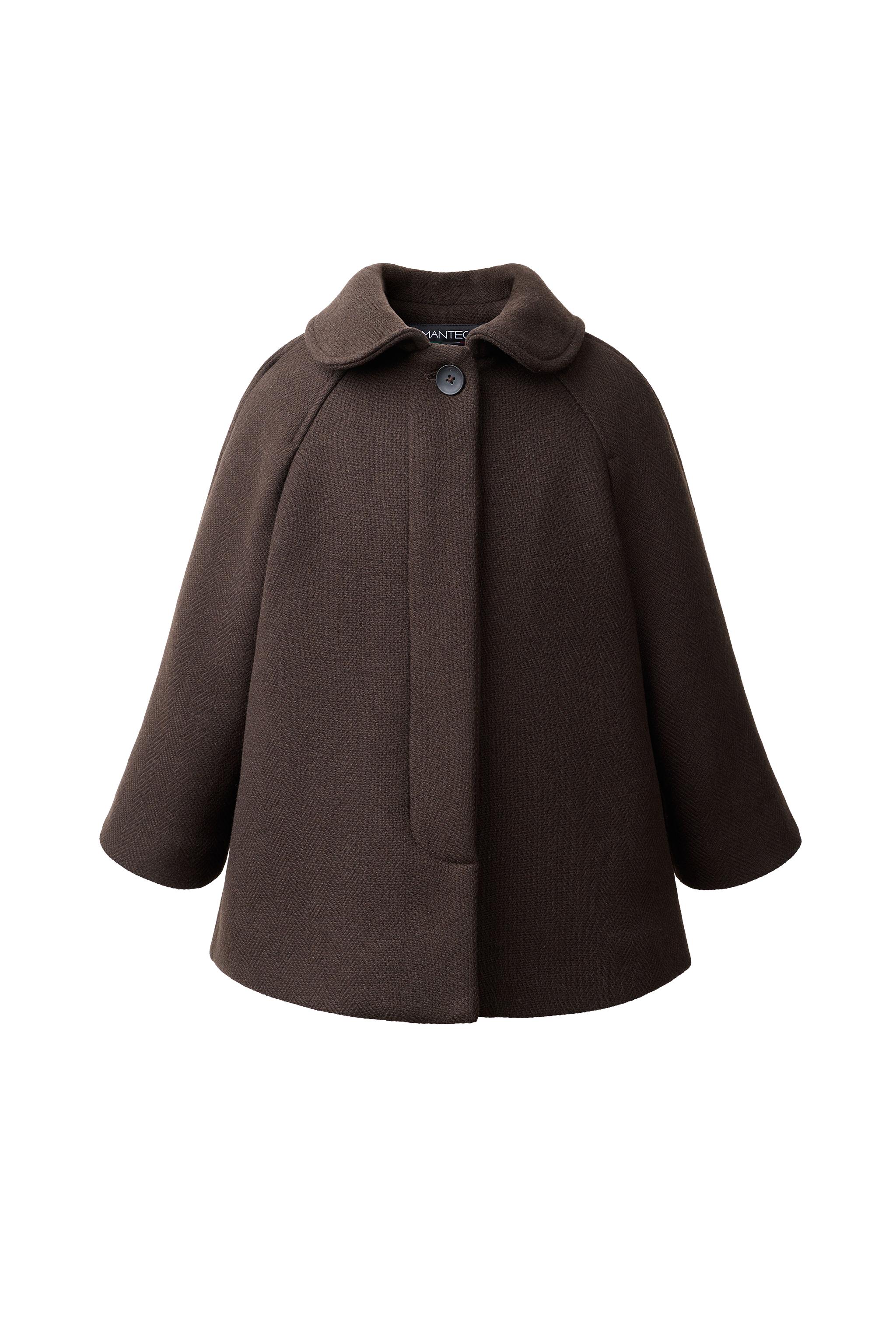 WOOL EFFECT MANTECO COAT — ZARA