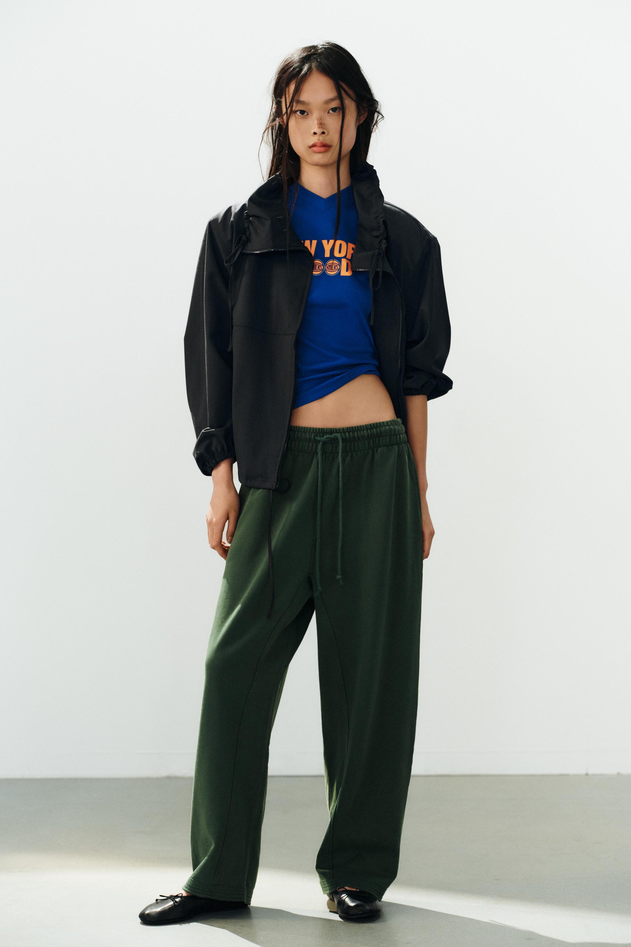 БРЮКИ С ЭФФЕКТОМ ПОТЕРТОСТИ — ZARA