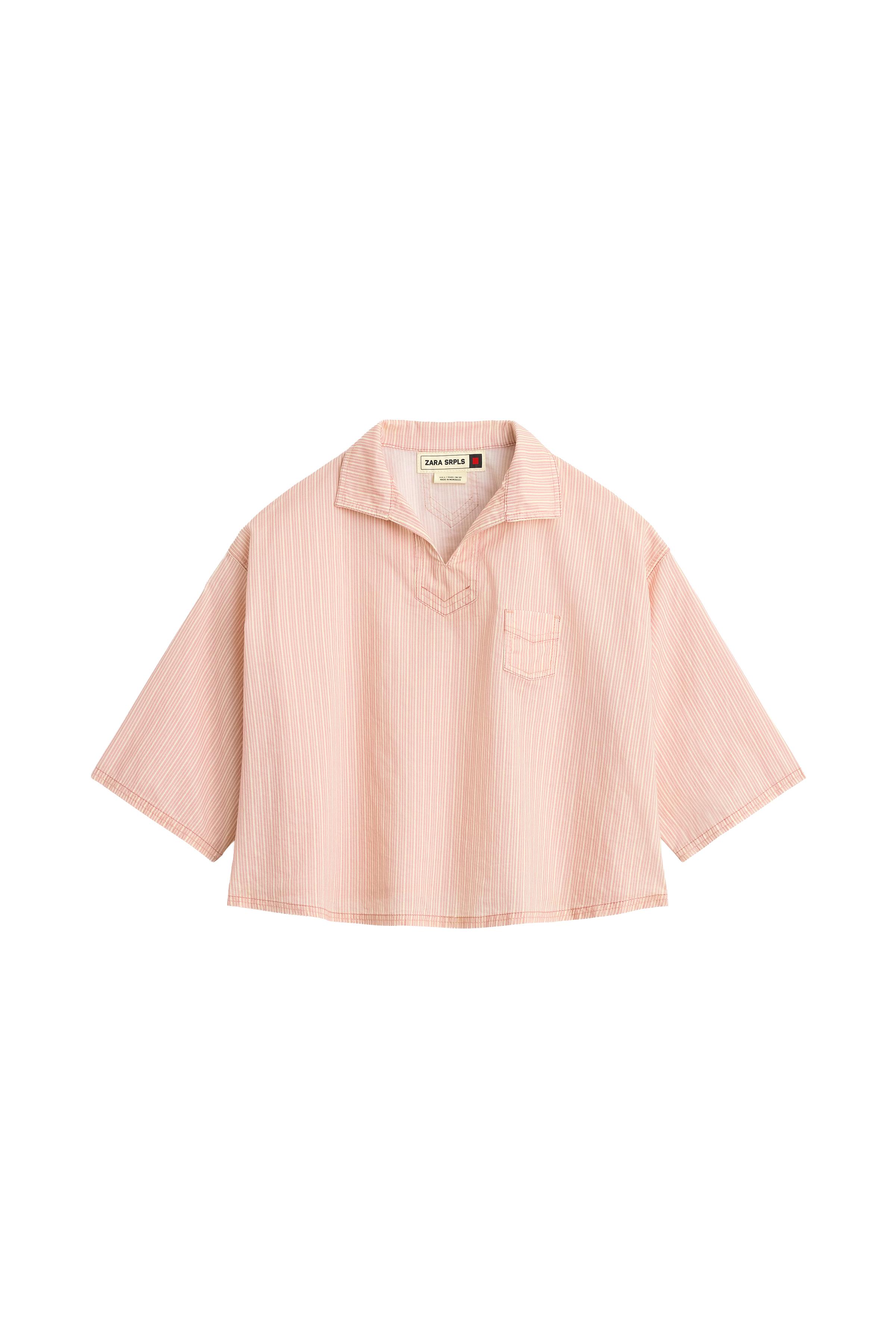 РУБАШКА В ПОЛОСКУ — ZARA