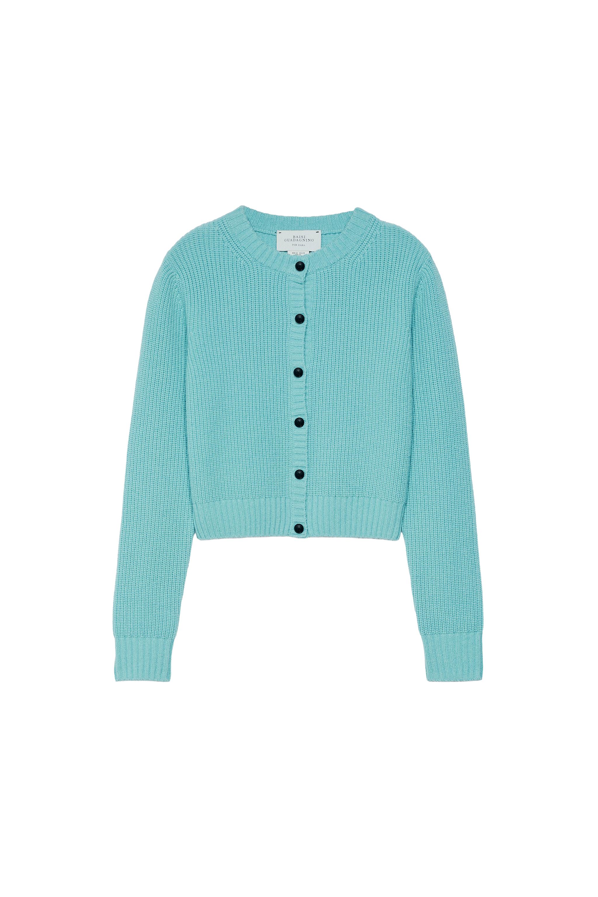 CROPPED 100% CASHMERE CARDIGAN — ZARA
