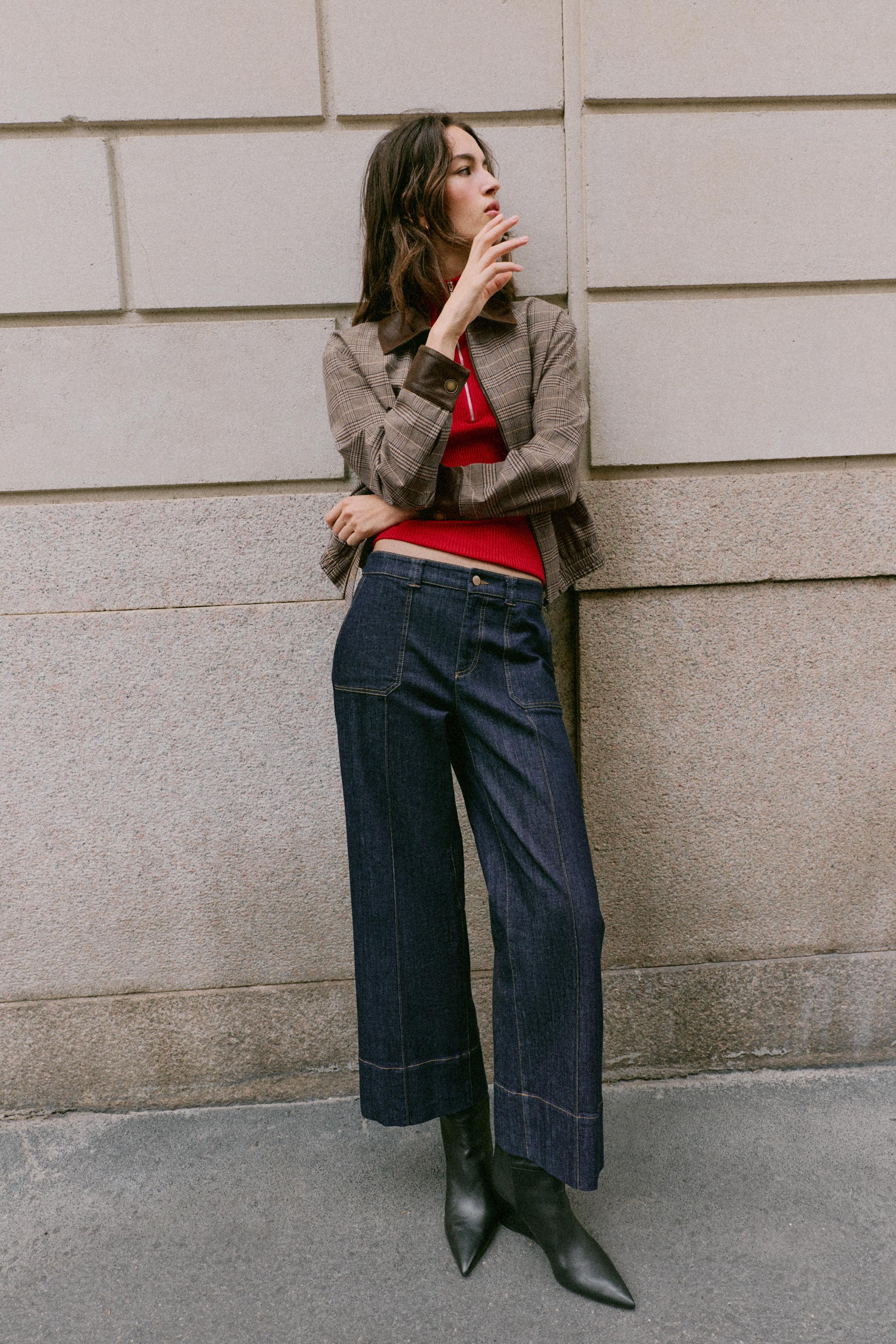ДЖИНСЫ-КЮЛОТЫ Z1975 СО СРЕДНЕЙ ПОСАДКОЙ — ZARA