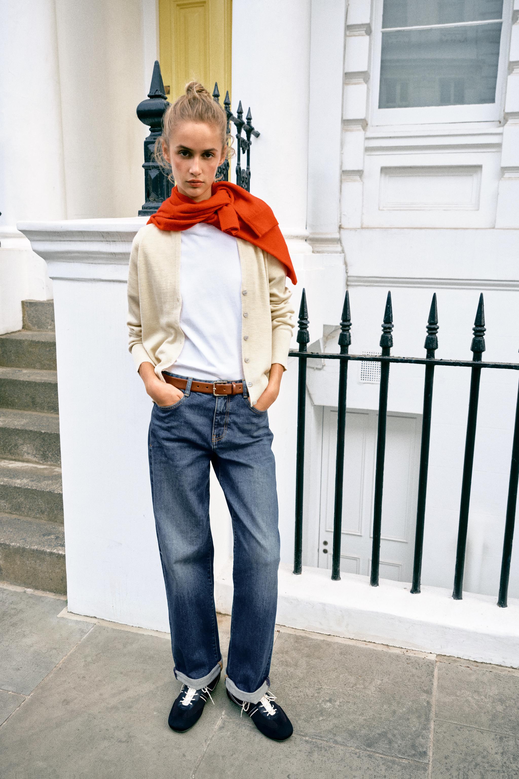 КАРДИГАН С V-ОБРАЗНЫМ ВЫРЕЗОМ — ZARA