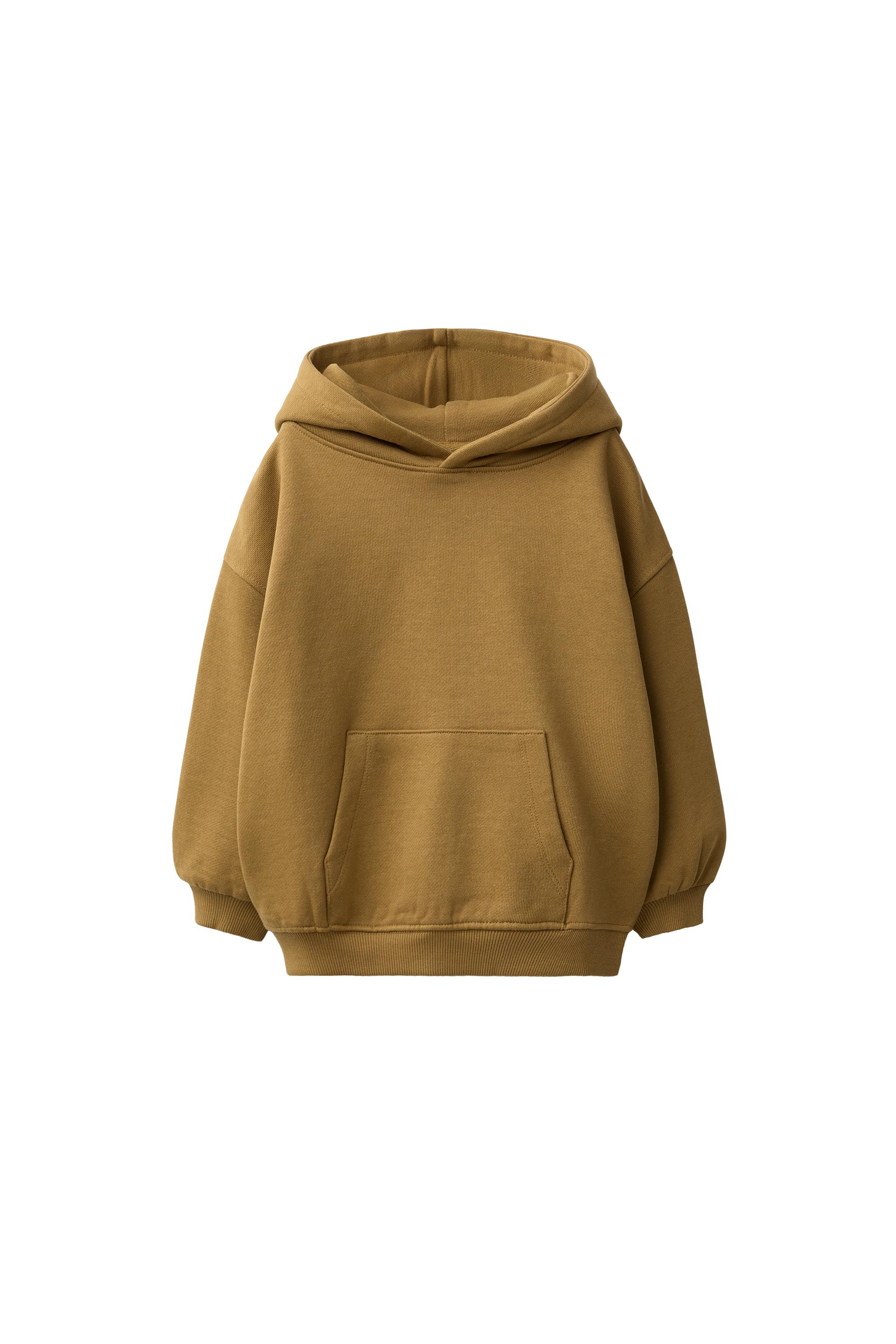 Однотонное худи — ZARA