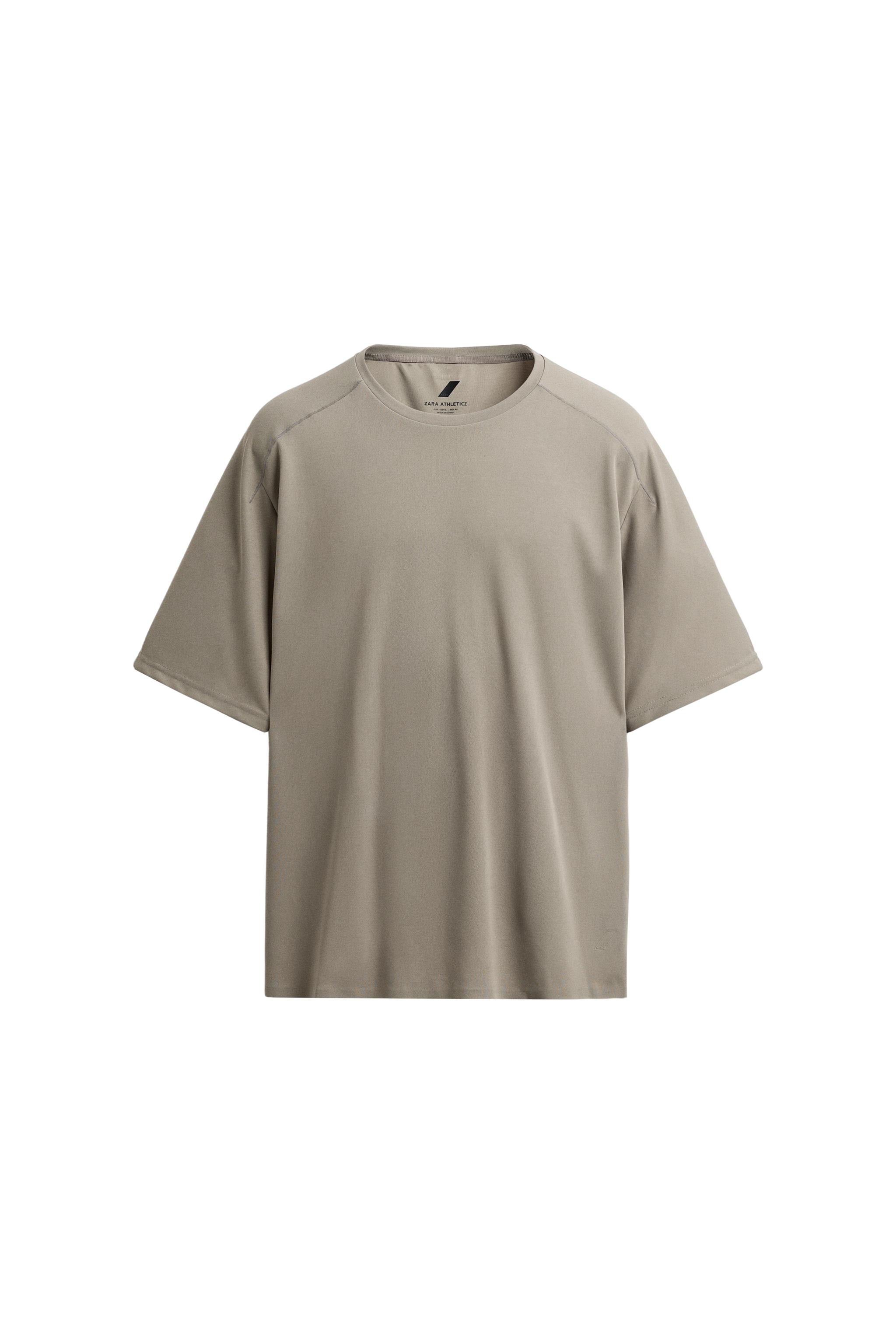 Футболка из технического пике — ZARA