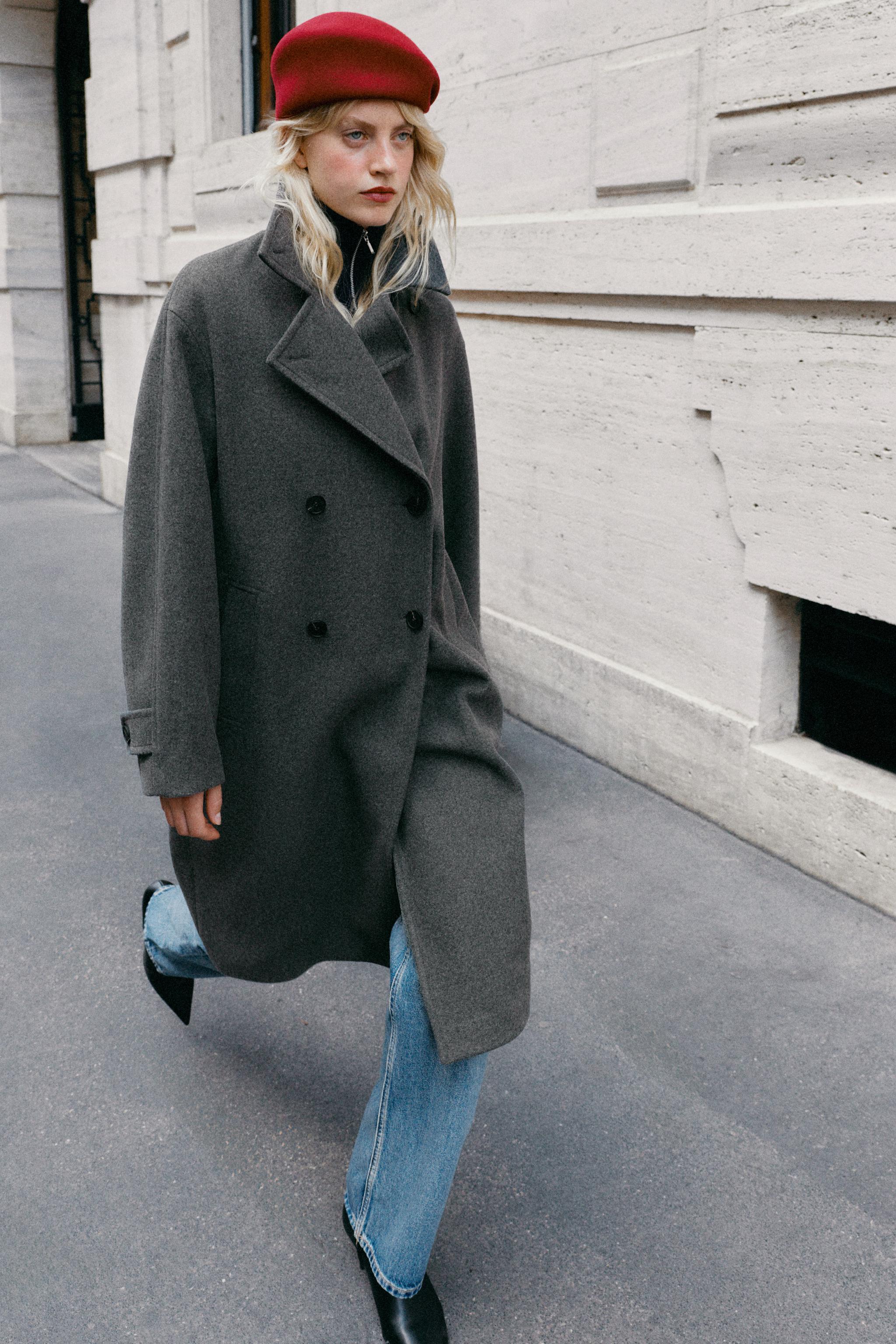 100% WOOL PLAIN PILLBOX HAT — ZARA