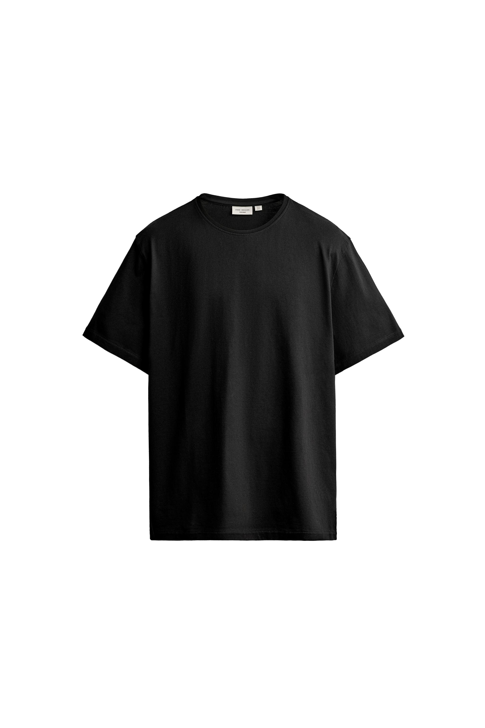 Футболка средней плотности из хлопка Supima® — ZARA
