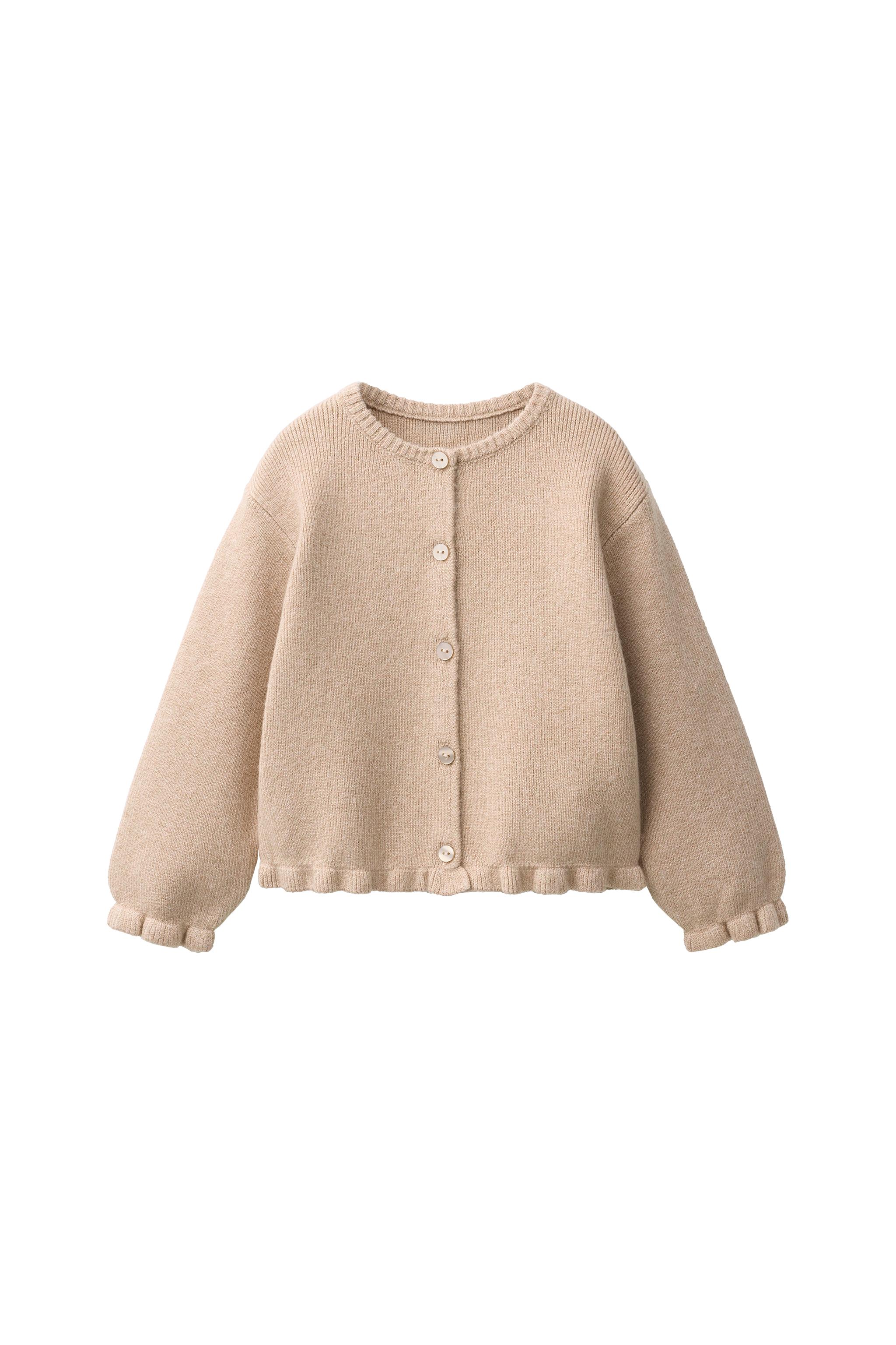 КАРДИГАН С ОБОРКАМИ — ZARA