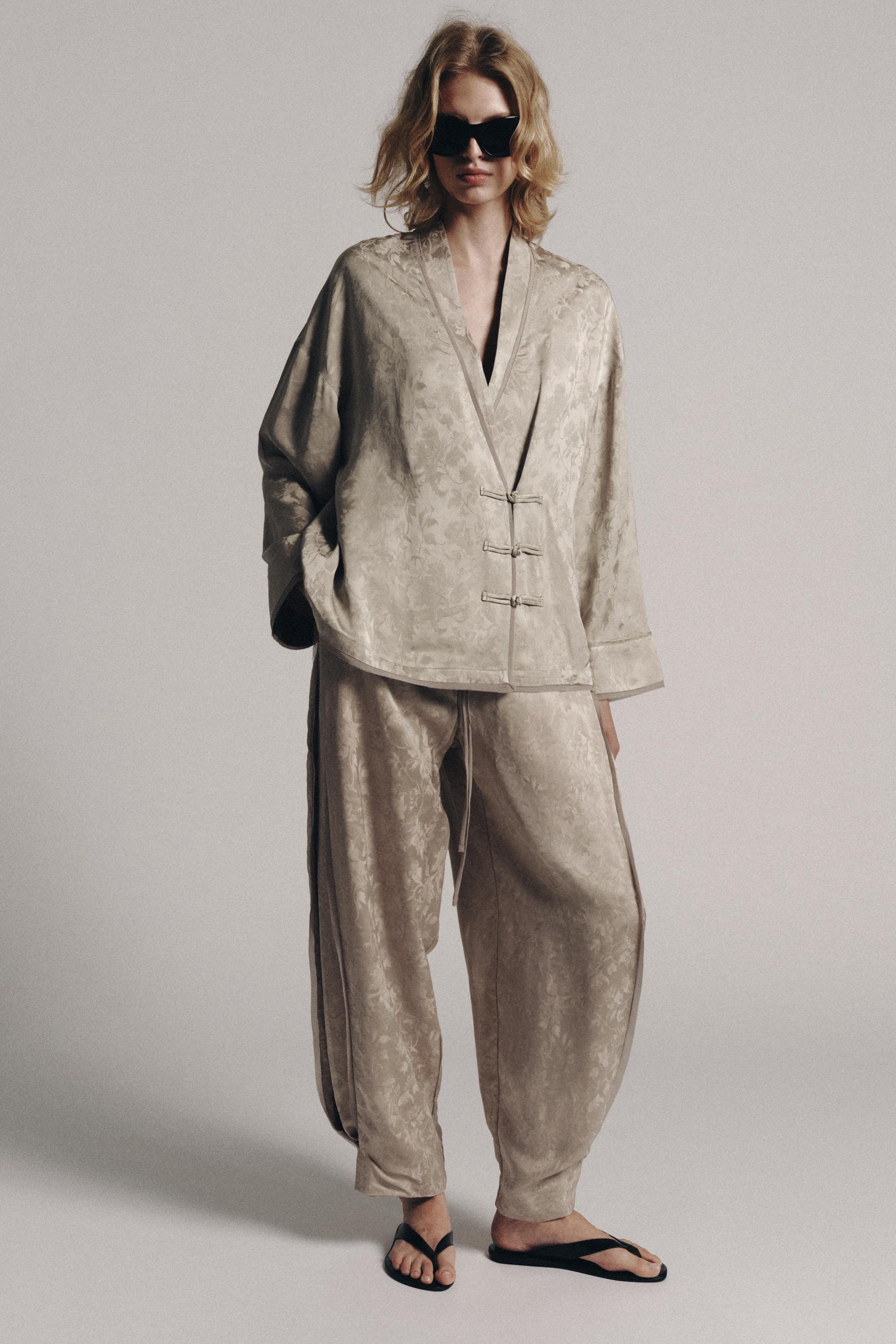 ЖАККАРДОВЫЙ ДВУБОРТНЫЙ БЛЕЙЗЕР — ZW COLLECTION — ZARA