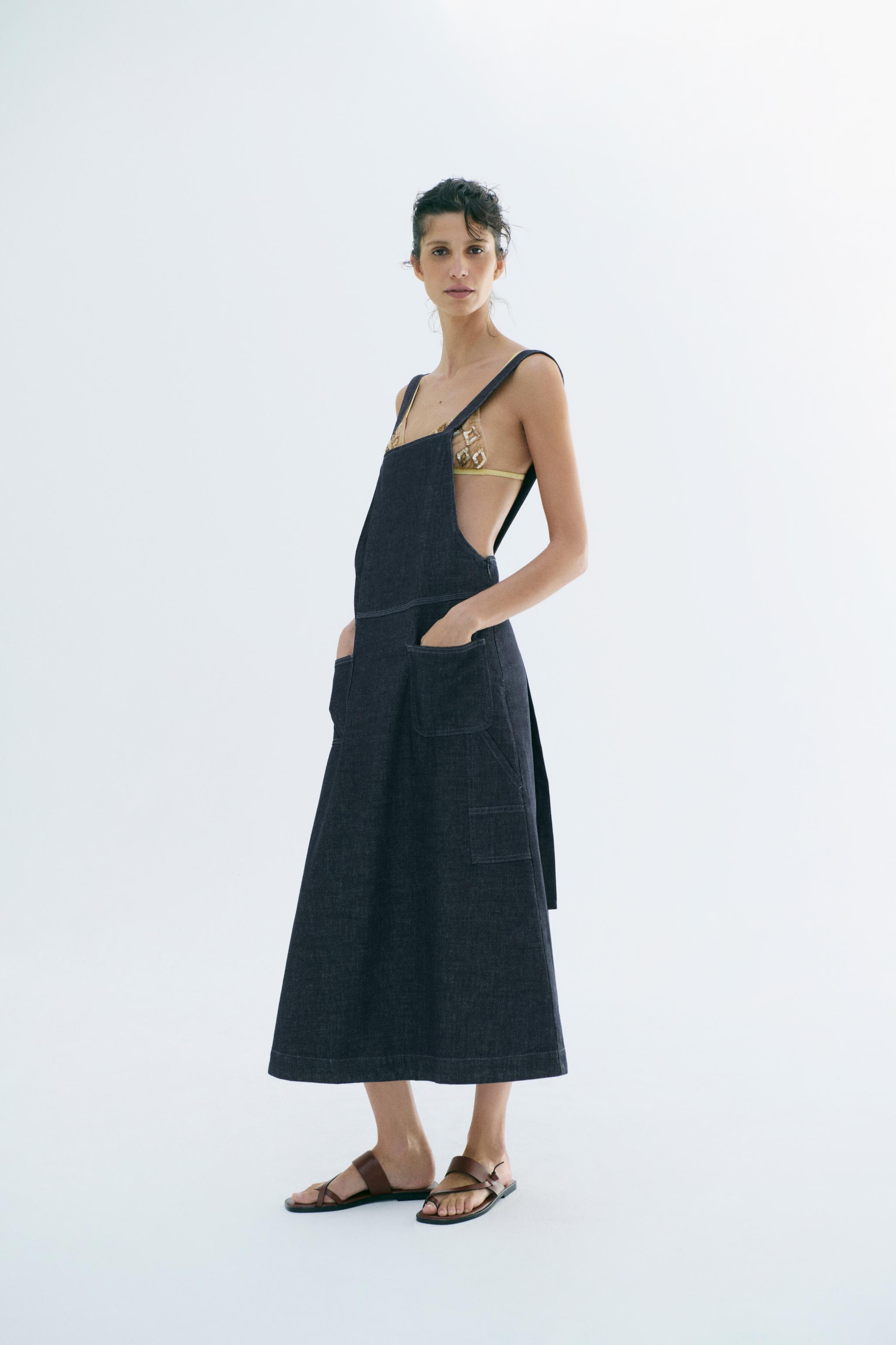 Платье из денима ZW COLLECTION — ZARA