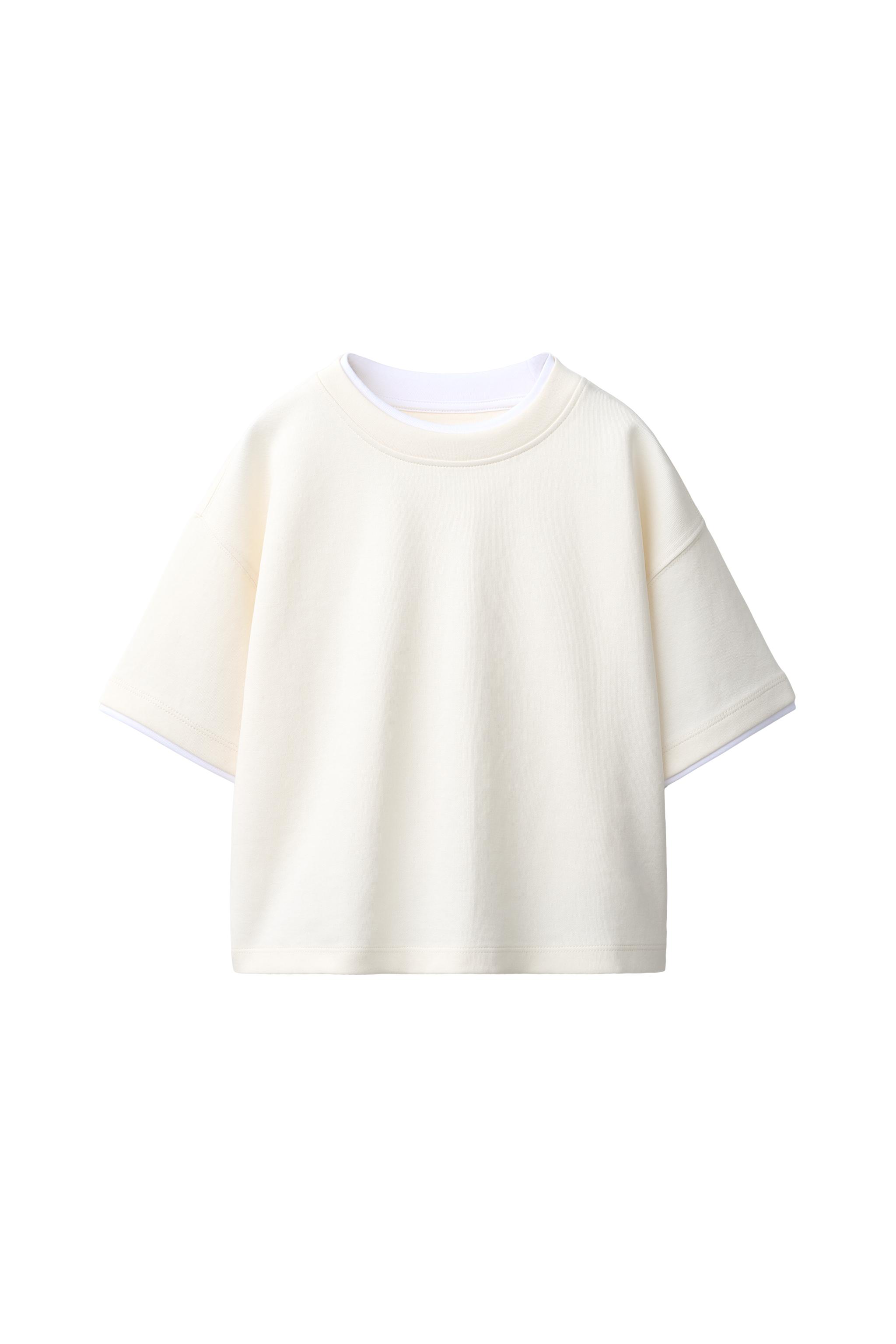 Футболка из двойного интерлока — ZARA