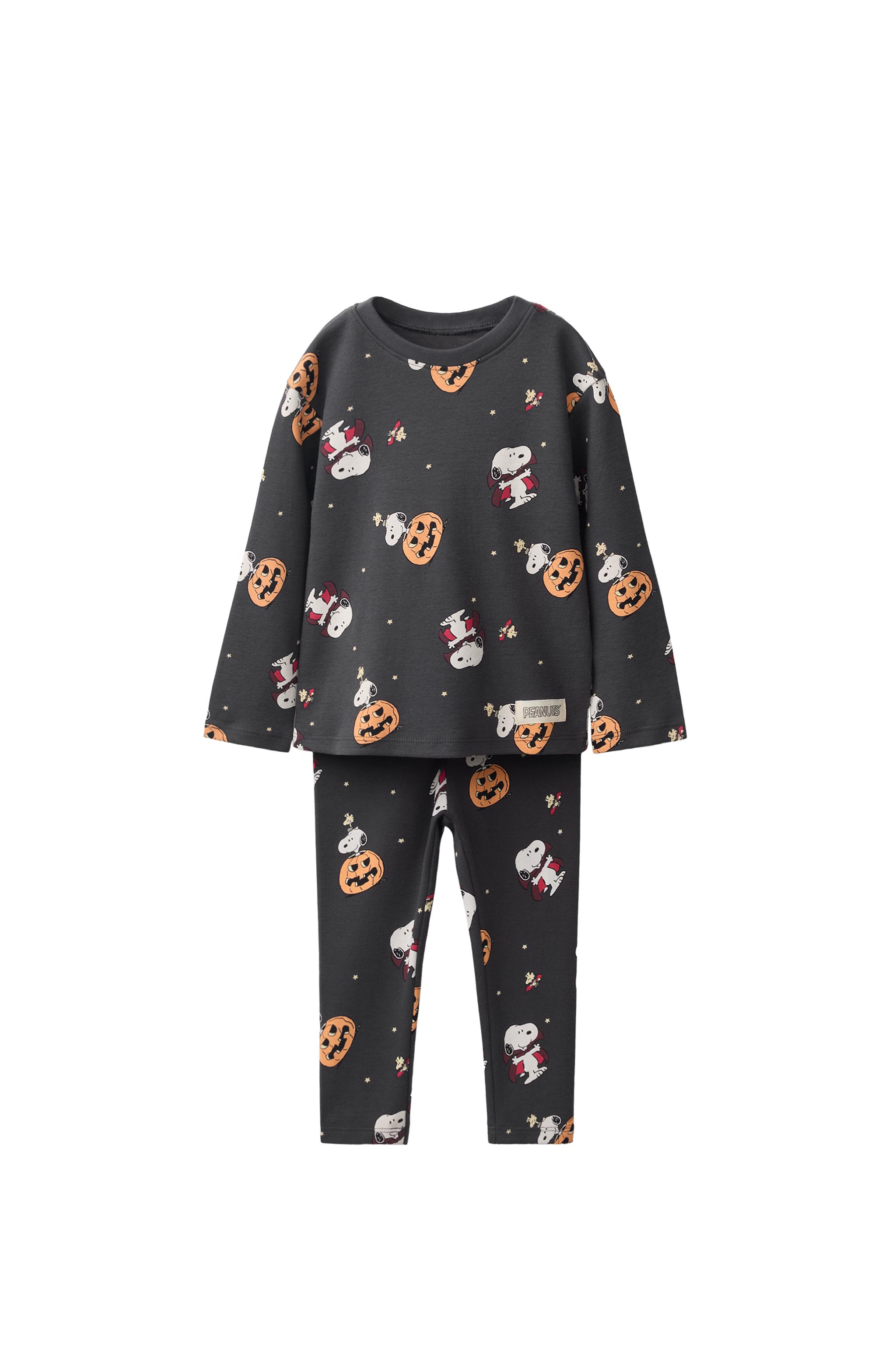 1 1/2–6 YEARS / PUMPKIN AND SNOOPY PEANUTS™ PYJAMAS — ZARA